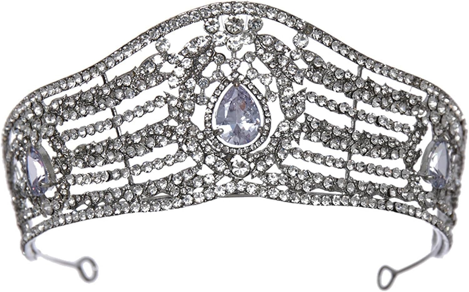 Crown for Women Bridal Crown Tiara Bridal Wedding Tiara Akcesoria na imprezę ślubną ślubną