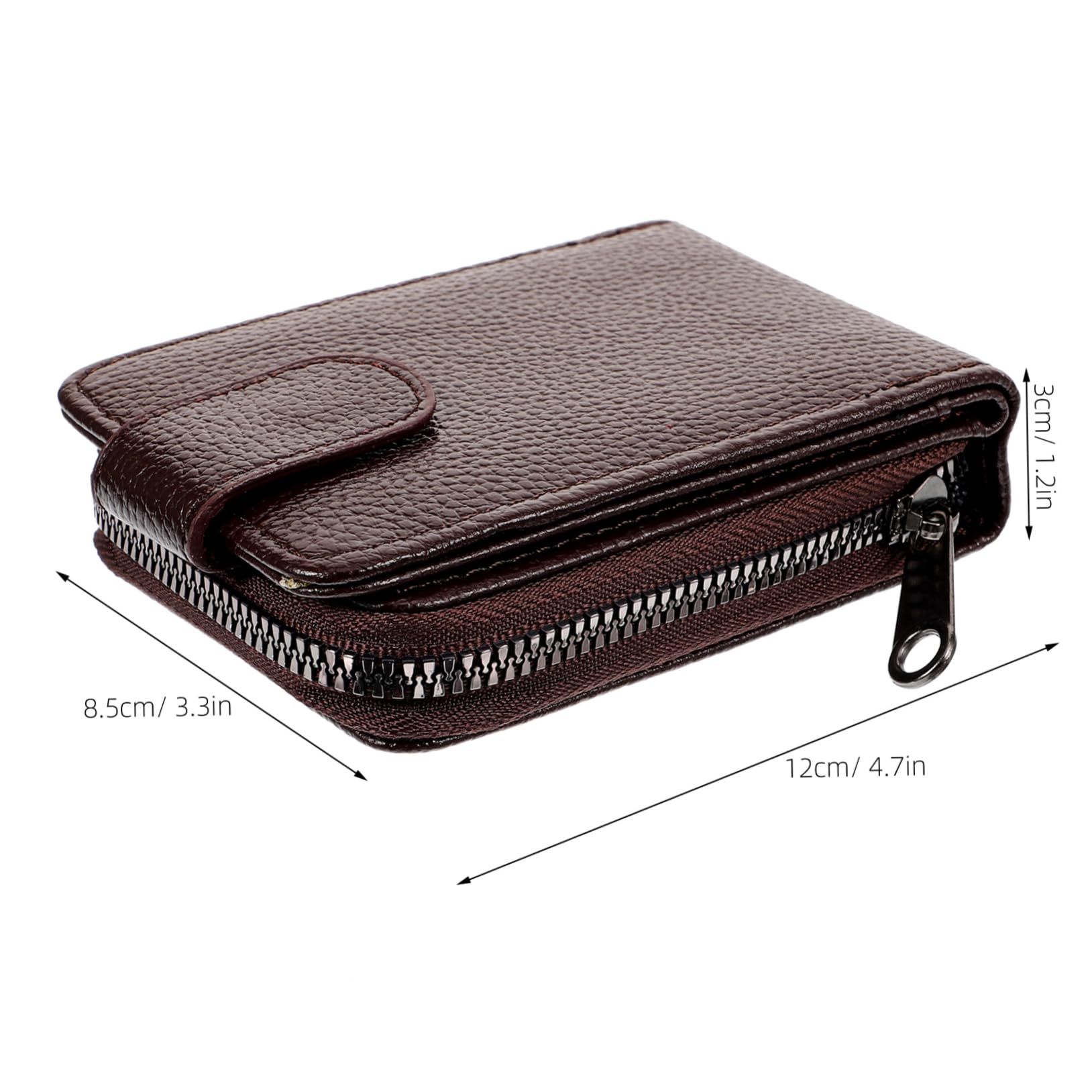 minkissy Card Organizer for Men Small Purse Coin Purse Change Holder Credit Card Holder Wallet