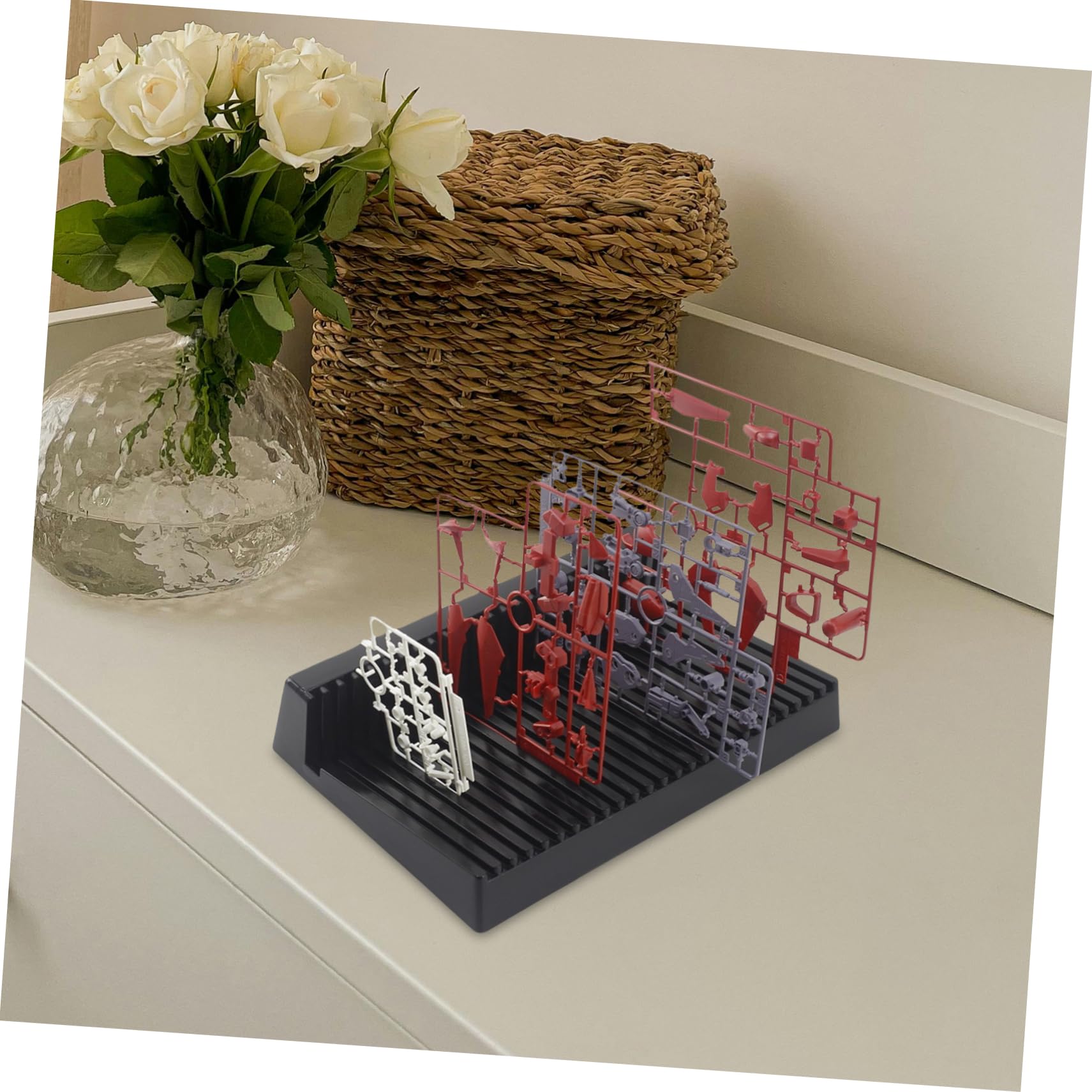Étagère De Rangement Plastique Pour Modèles Support Multifonctionnel Pour Pièces De Modélisme Compatible Avec Pour Organisation Et Assemblage Professionnel Des Outils