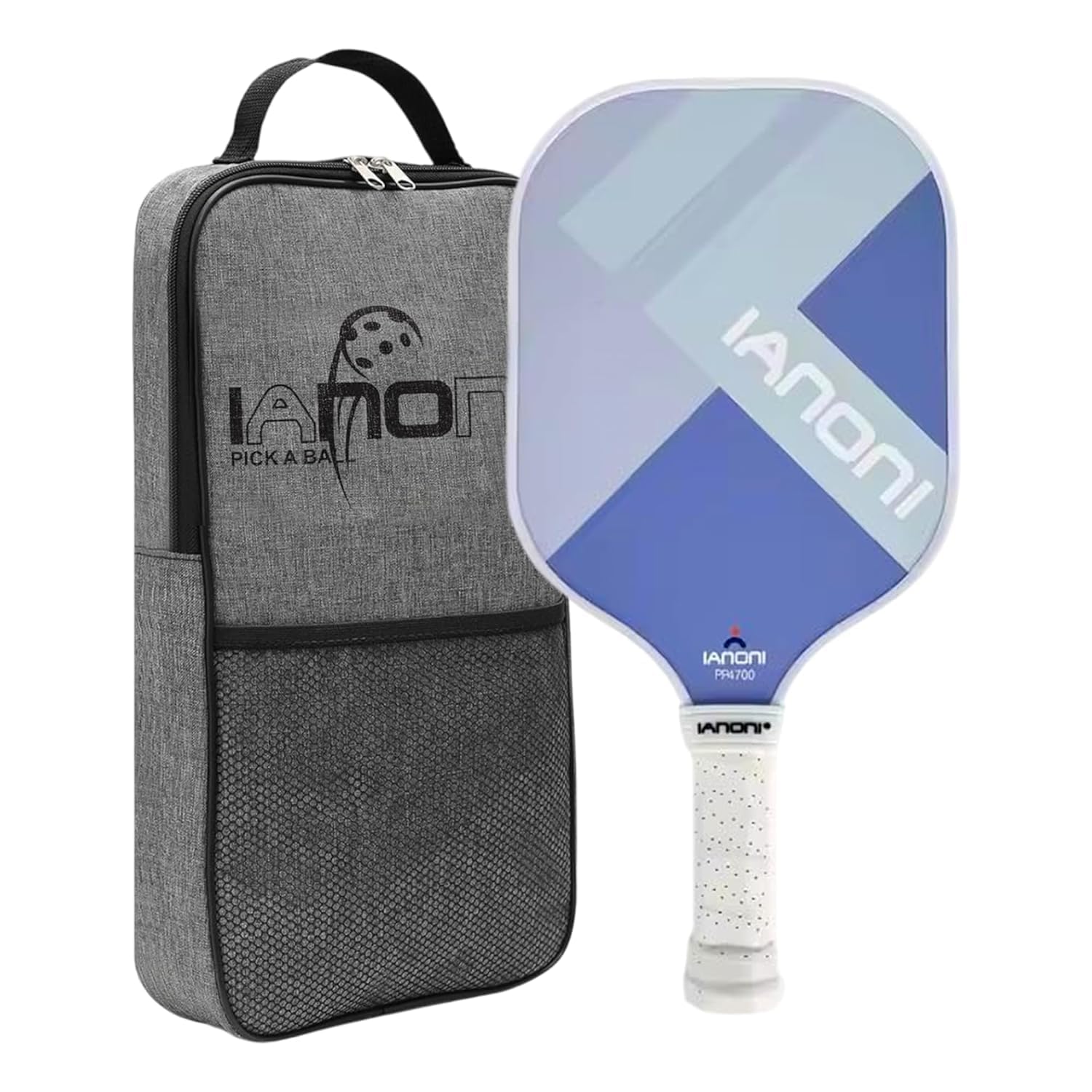 VINSGUIR Pickleball Paddle Set, USAPA Approved Fiberglass Pickleball Set of 1, 1 Paddles & 2 Pickleballs, Lightweight Carrying Bag, Pickle Ball Paddle for Beginners & Pros ((PR4700))-image-10