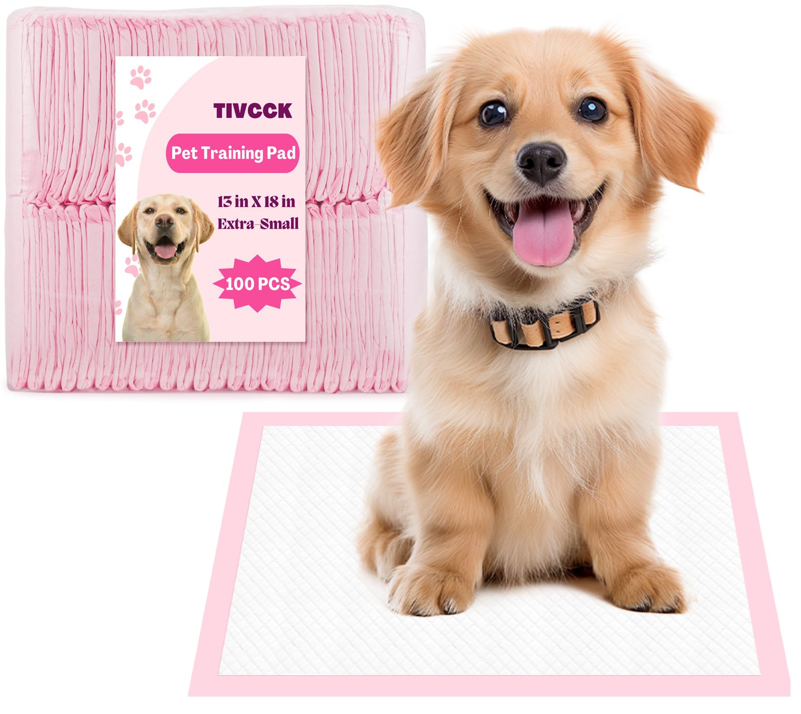 Almohadillas desechables para cachorros, almohadillas de entrenamiento para cachorros, súper absorbentes a prueba de fugas, almohadillas de entrenamiento para perros y cachorros, almohadillas
