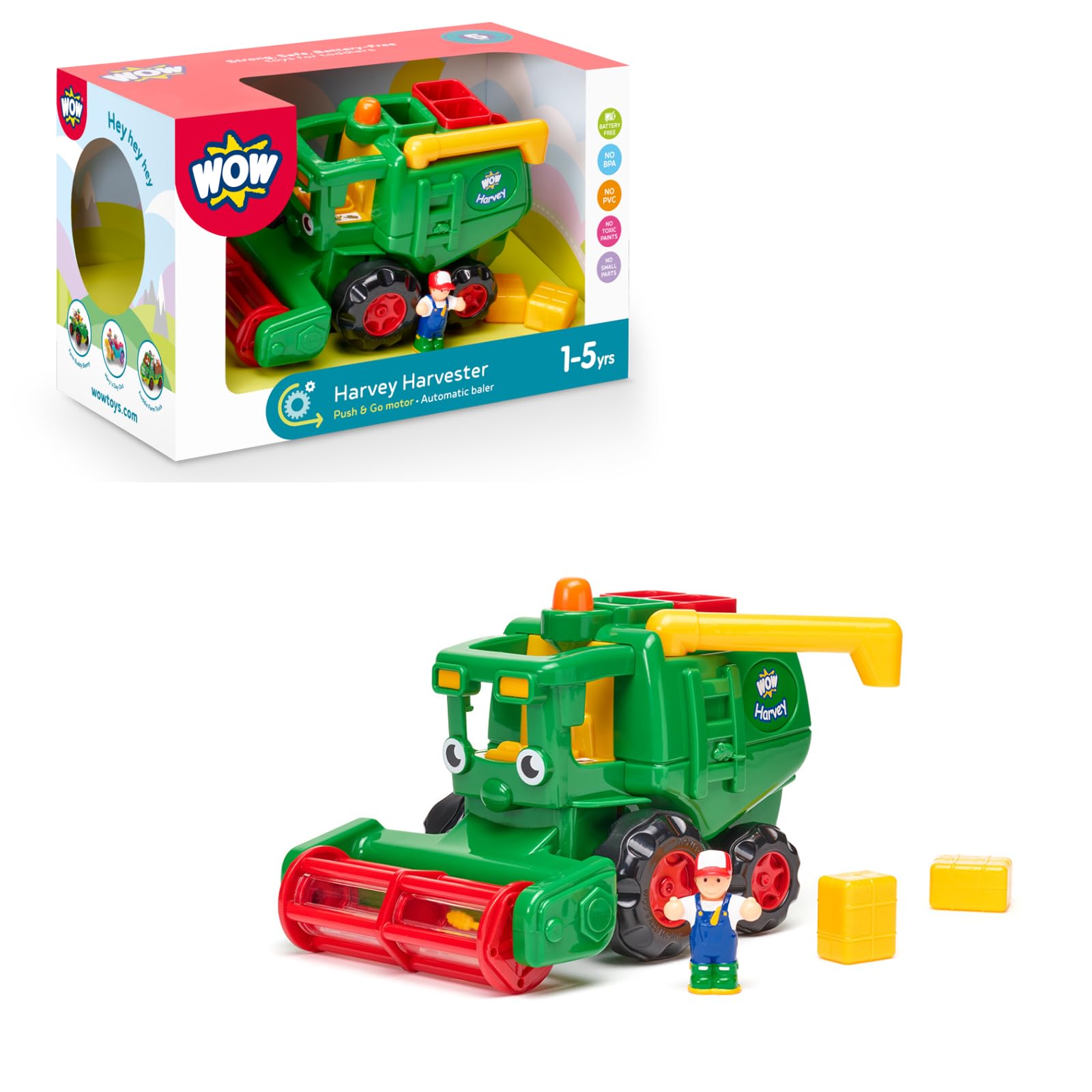 WOW Toys Harvey Harvester