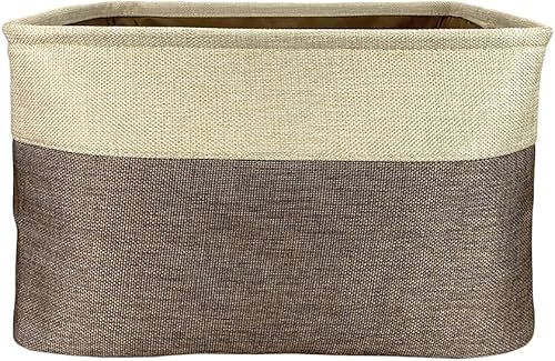 Miniatura 3 de MALIHONG Cesta de almacenamiento plegable personalizada con un lindo perro Yorkie, plegable de tela resistente para juguetes de mascotas, cubo con