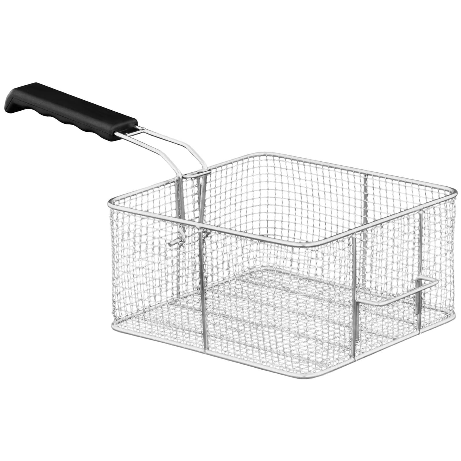 Royal Catering Friteuse avec meuble (16 L, 6000 W, 400 V, 60 – 200 °C, 34 x 53 x 94 cm, acier inoxydable, panier et couvercle)