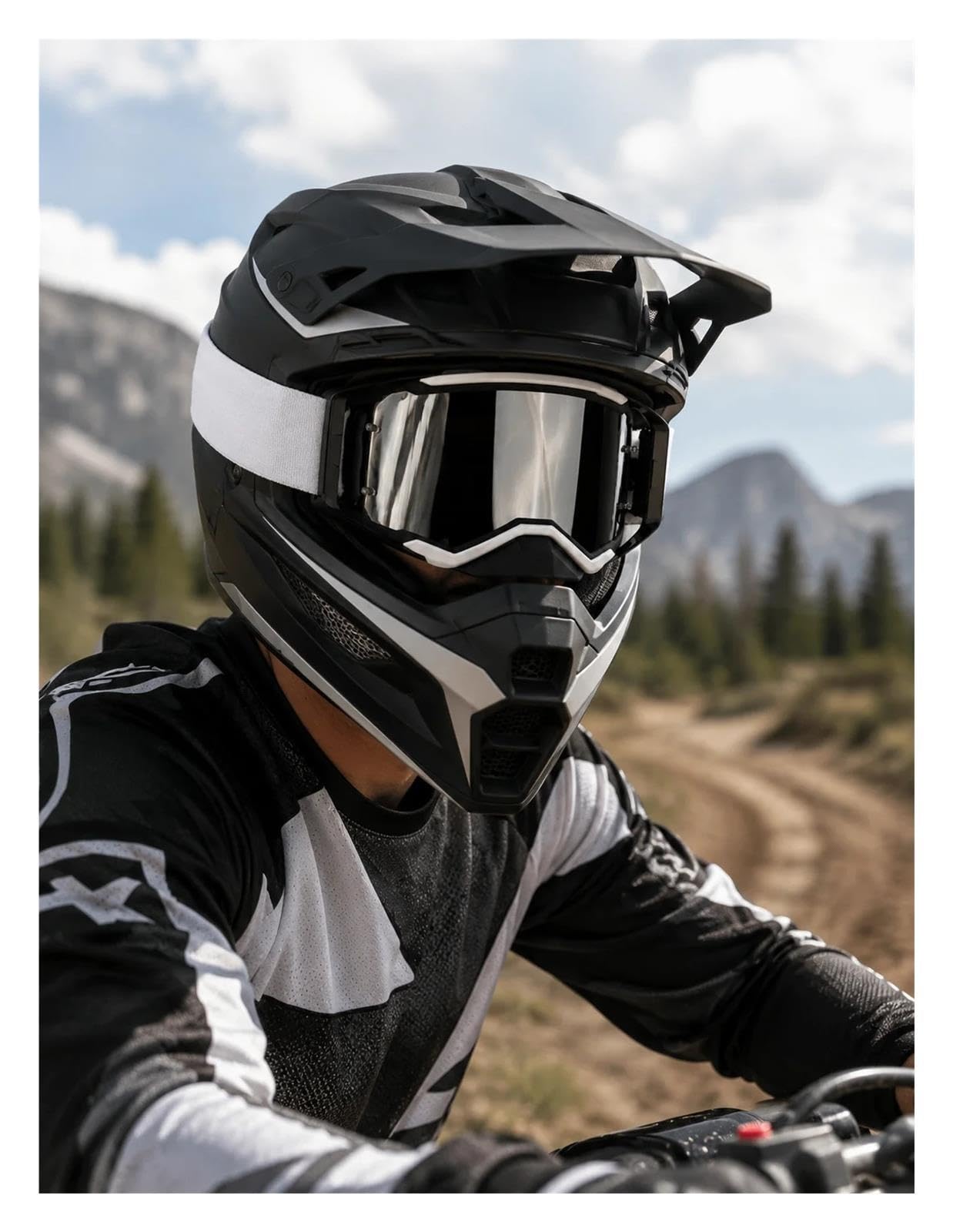 Occhiali da casco Occhiali da motocross Sicurezza Lenti HD Antivento