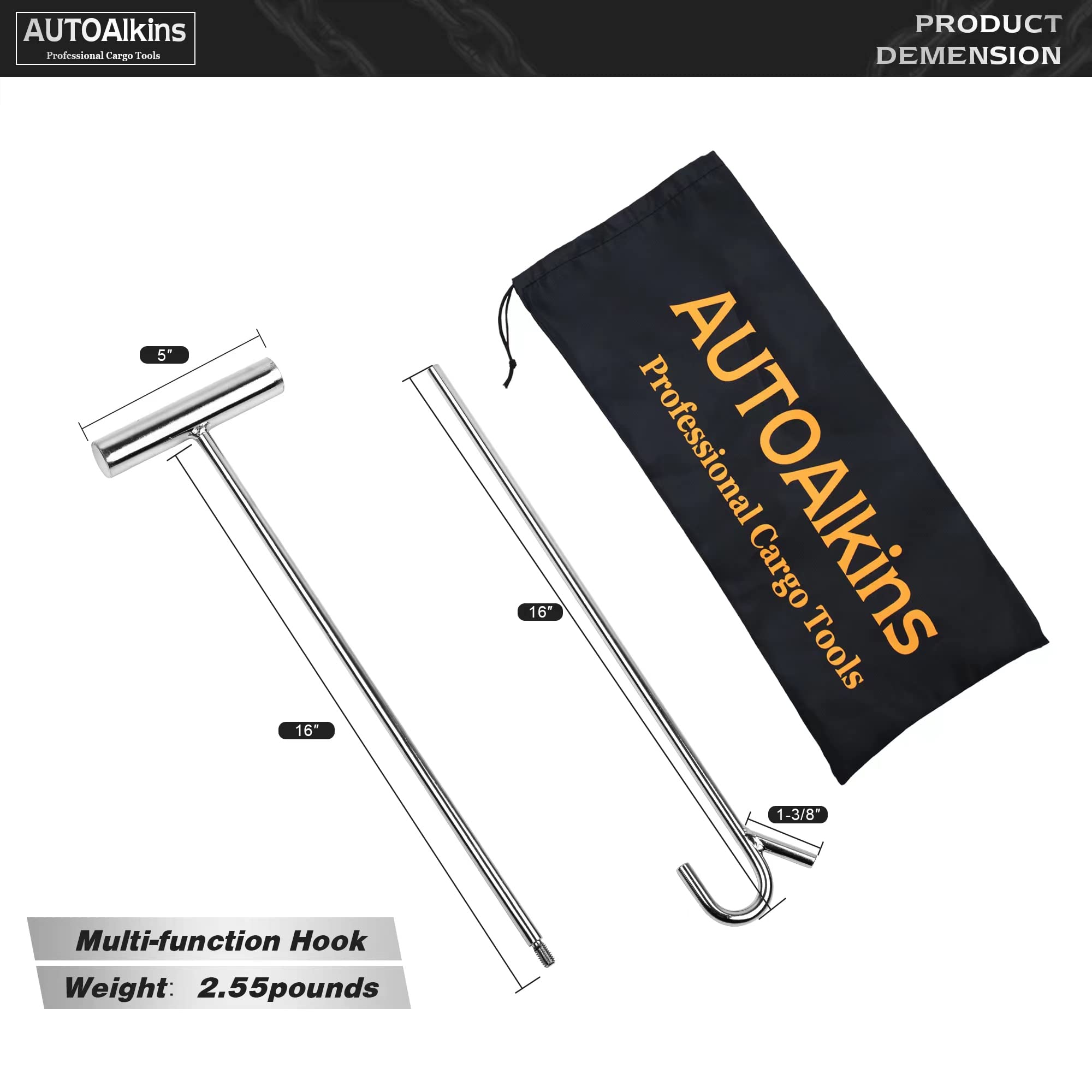 Alfiler De 5ª Rueda Roadpro Rp5pin De Aluminio Cepillado, Va | Cuotas - View #5