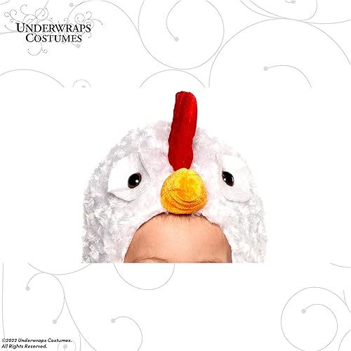 Miniatura 4 de UNDERWRAPS Disfraz de bebé de gallo Toodler - Disfraz de Halloween para bebé de vientre de gallo