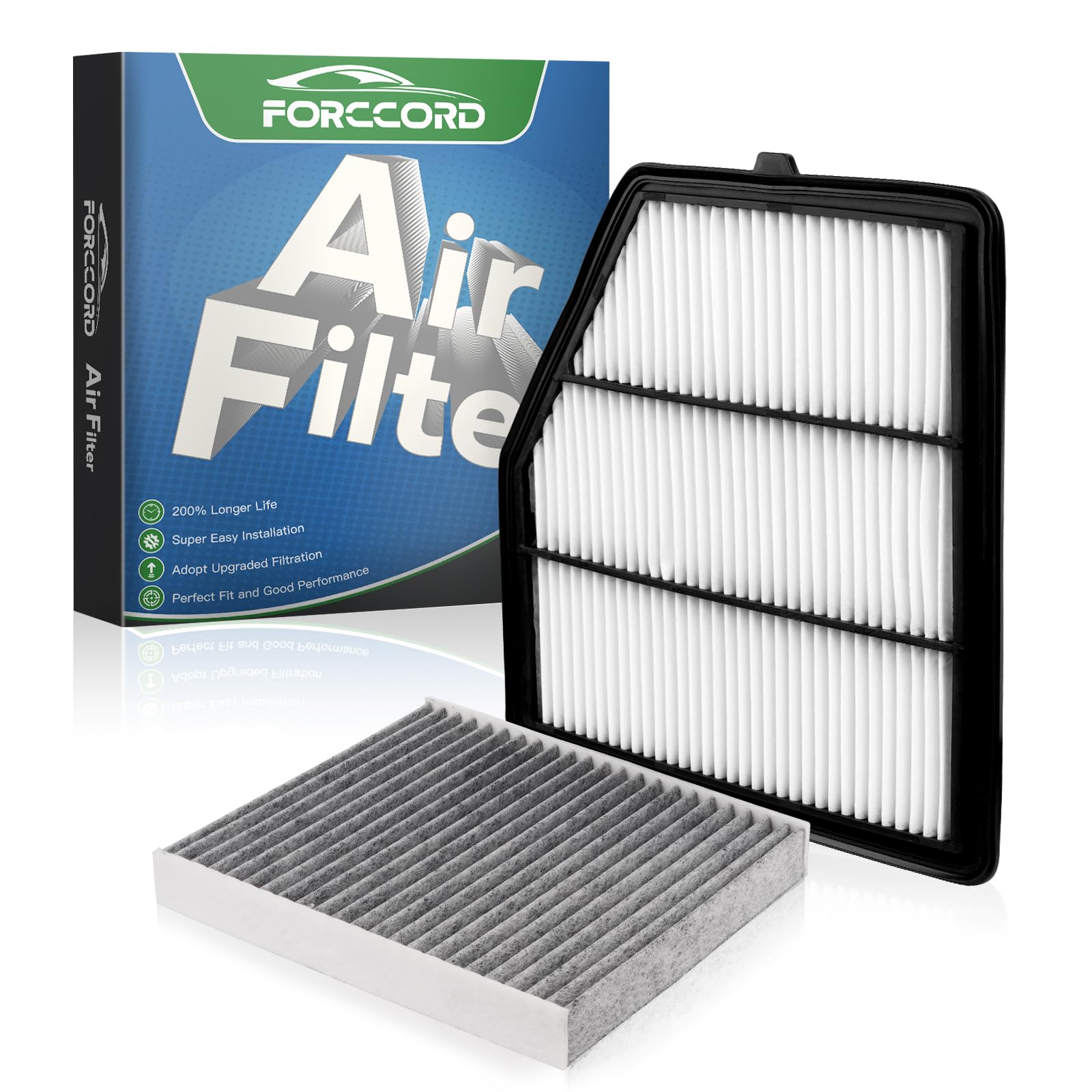 Cabin &amp; Engine Air Filter Combo for Nissan Altima 2019-2026 2.5L Gas Only
