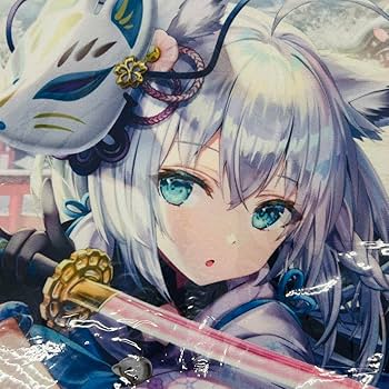 Amazon.co.jp: ホロ ライブ 白上フブキ 和装 プレイマット torino