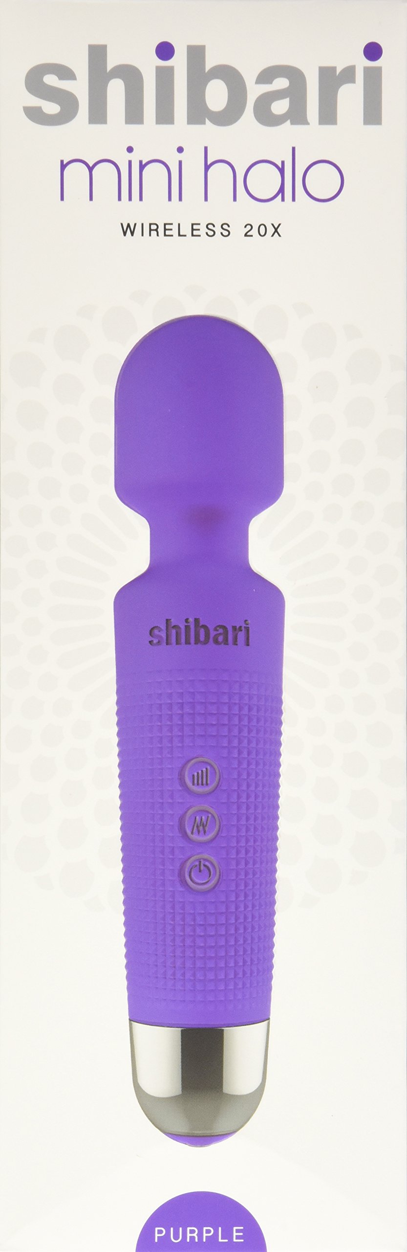Shibari Mini Halo Vibrator, Wand Massager, Cordless, Quiet, High Power & Waterproof, Vibration Clitoris Stimulation, Adult Sex Toys, Personal Vibe for Women ()