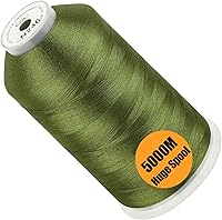 Vista 90 de New brothread - Bobina única de 5000 m de hilo de poliéster para máquina de bordar 40WT para máquinas comerciales y domésticas - Marigold