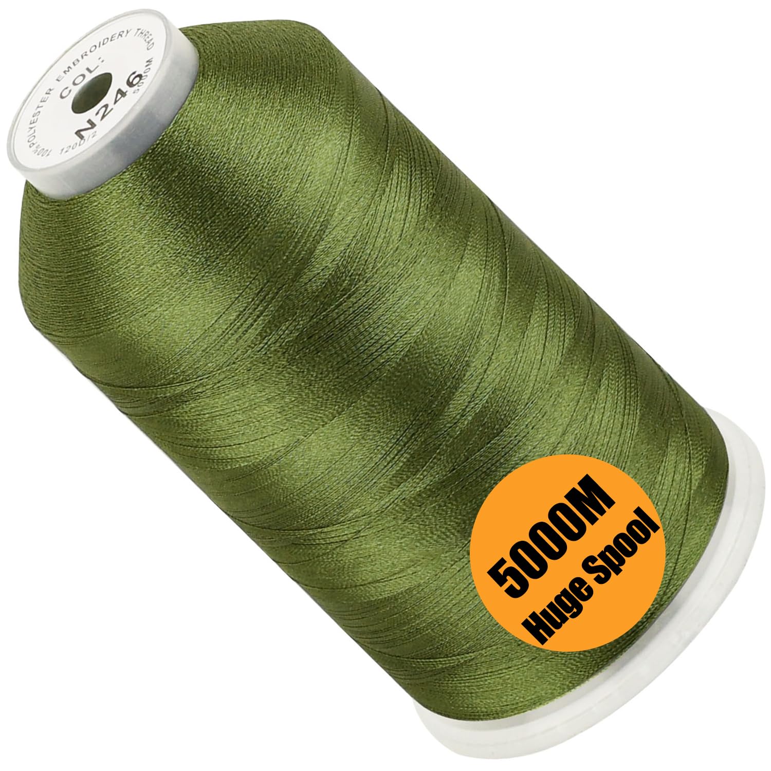 Amazon.com: New brothread - Single Huge Spool 5000M Each Polyester