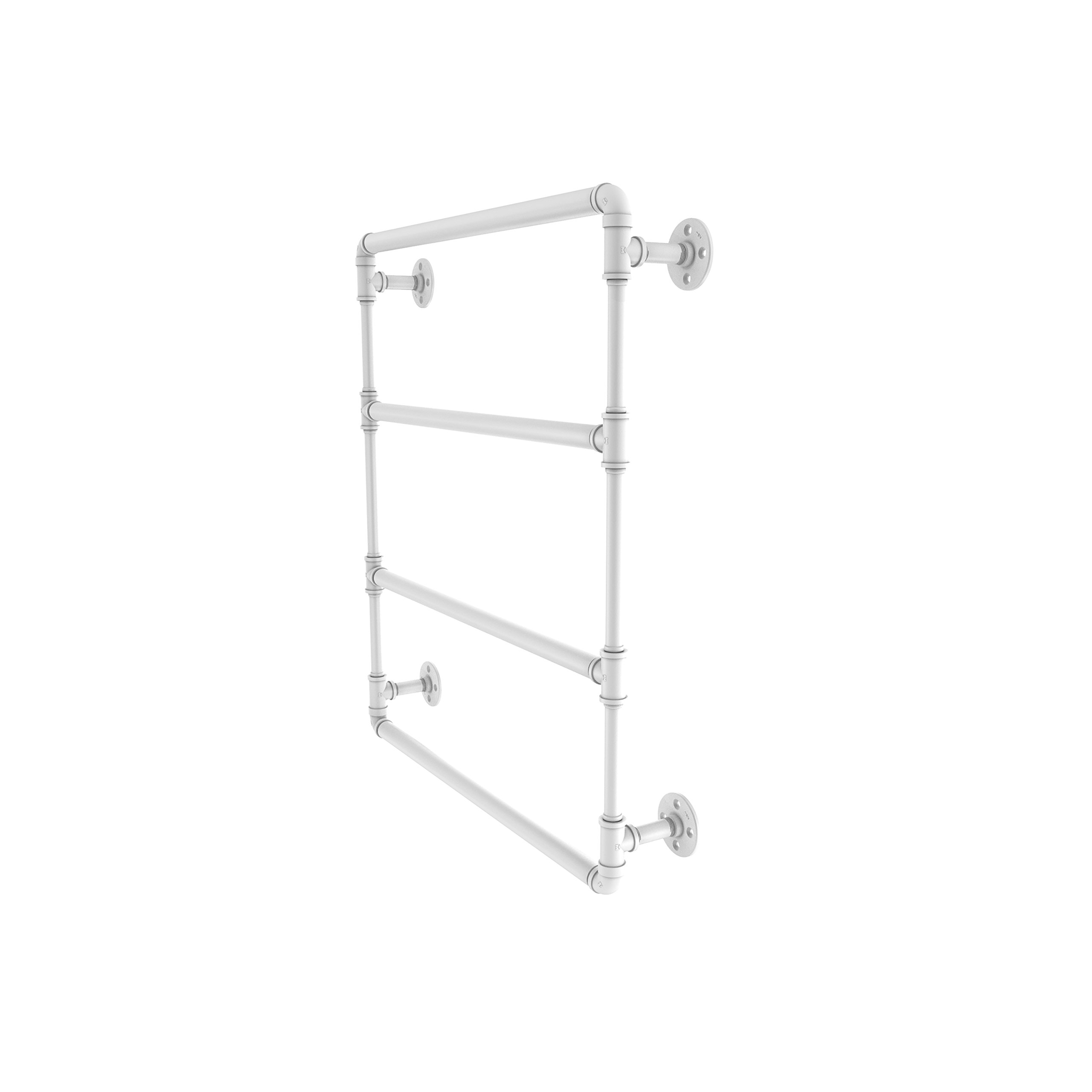 Allied Brass P-280-36-LTB Pipeline Collection 36 Inch Wall Mounted Ladder Towel Bar, Matte White