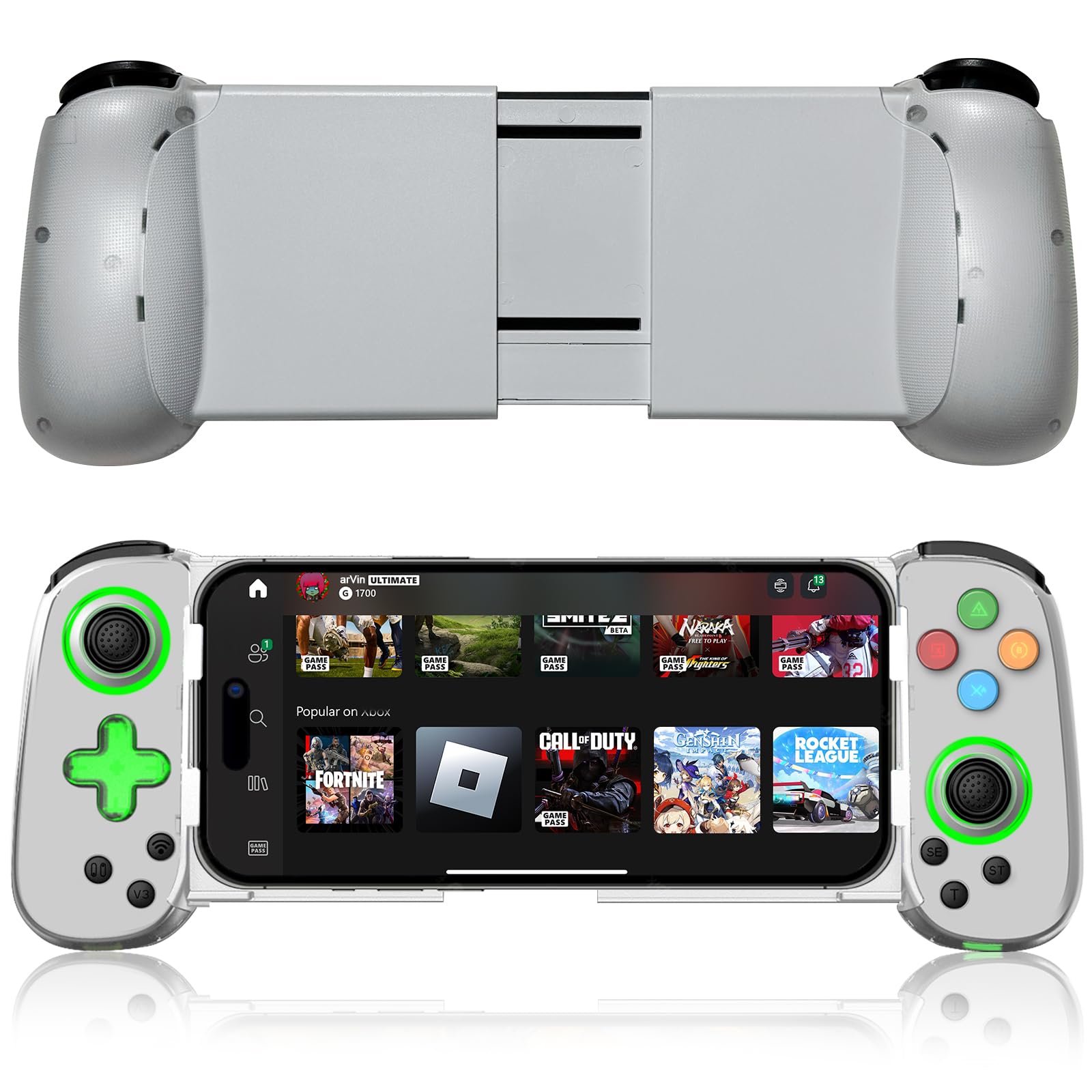 Switch Streaming ArVin Wireless Gamepad Controller For IPad/Tablet