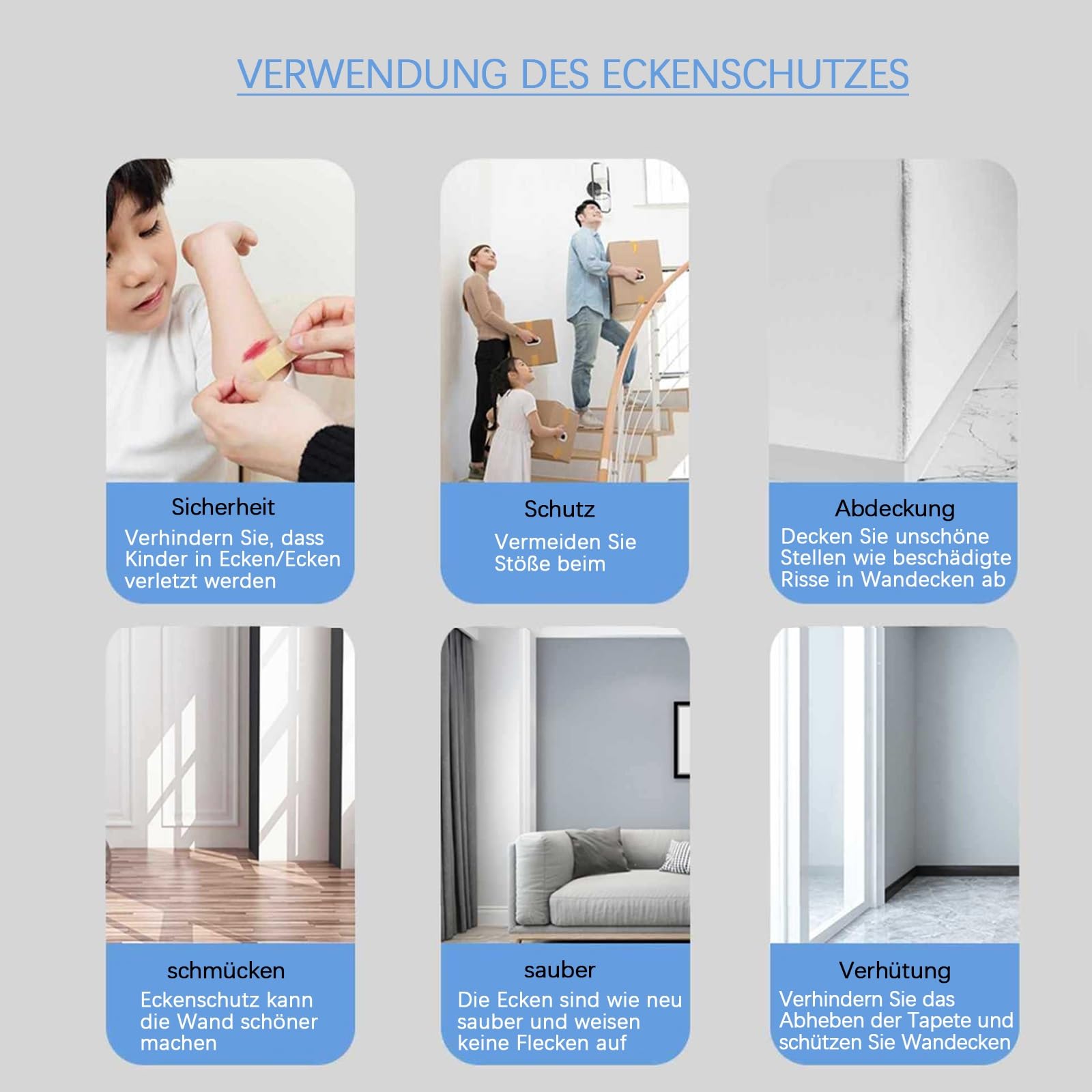 3 Piezas De Protector De Esquinas, Protección De Bordes De Pared, Cojín Protector Adhesivo Para Oficina Y Casa, 39,4/47,2/59,1 Pulgadas, Protección De Esquinas De Mobiliario, Antigolpes(Beige,