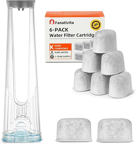 Kit de iniciación: incluye soporte de filtro alto y 8 filtros de agua de repuesto (producto agregado)