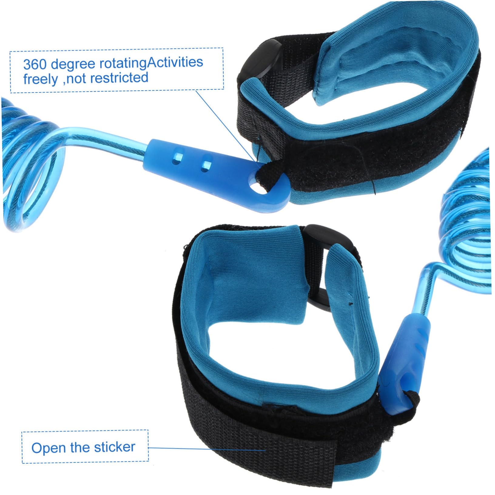 VICASKY 3 Pièces Laisse Enfant Anti-Perte - Bracelet Sécurité Avec Corde Pour Poussette Et Marche