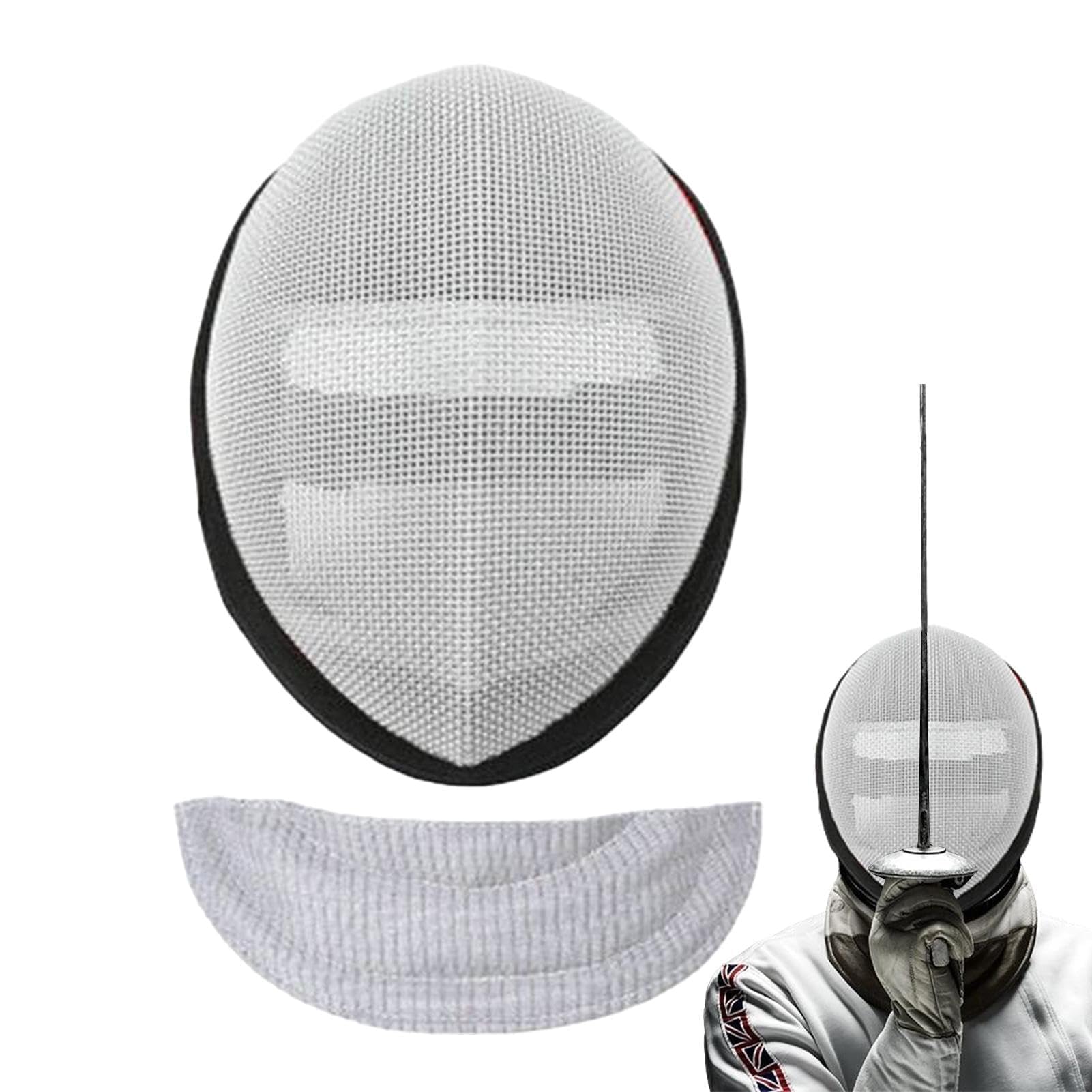 Casque d'Escrime - Masque Sûr, Équipement Solide et Respirant pour les Athlètes