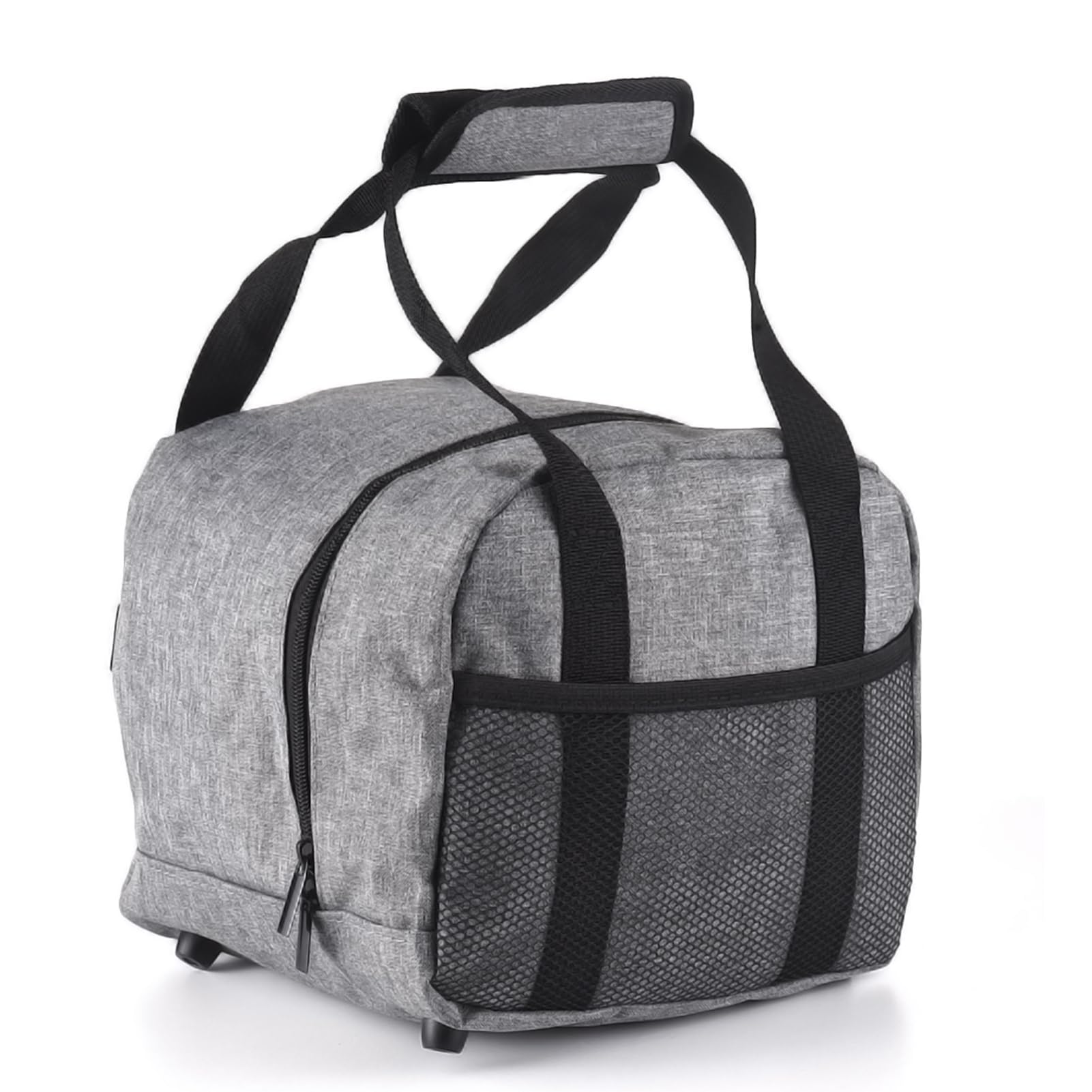 Bowling Ball Bag, Single Ball Bowling Totes with Padded Ball Holder, Washable Bowling Ball Storage Bag Ball Carrier Bag Pocket Small Bowling Ball Case