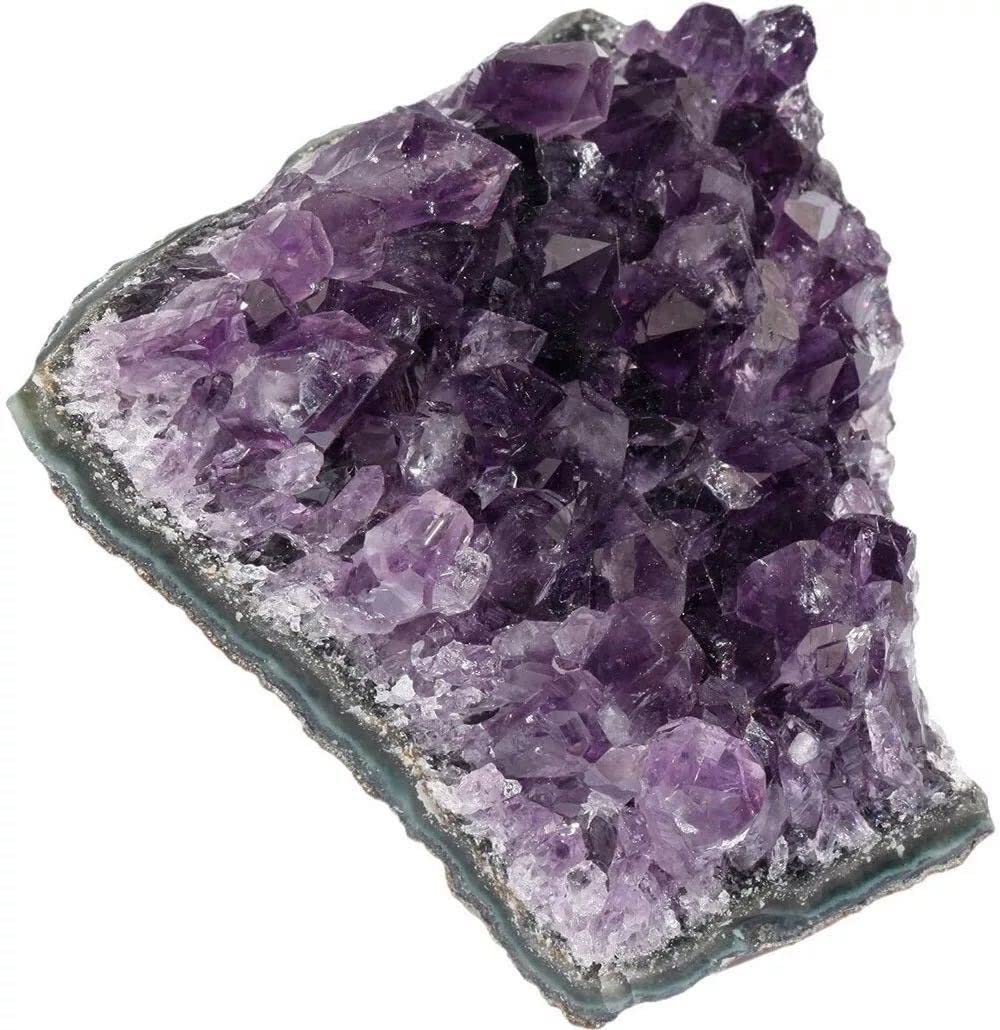 Cristal Natural Áspero Tamaño pequeño Natural Amatista púrpura Cuarzo Piedra Racimo Geoda 150G-200G for Decorativo 1pc Adecuado for decoración de Muebles decoración de la habitación