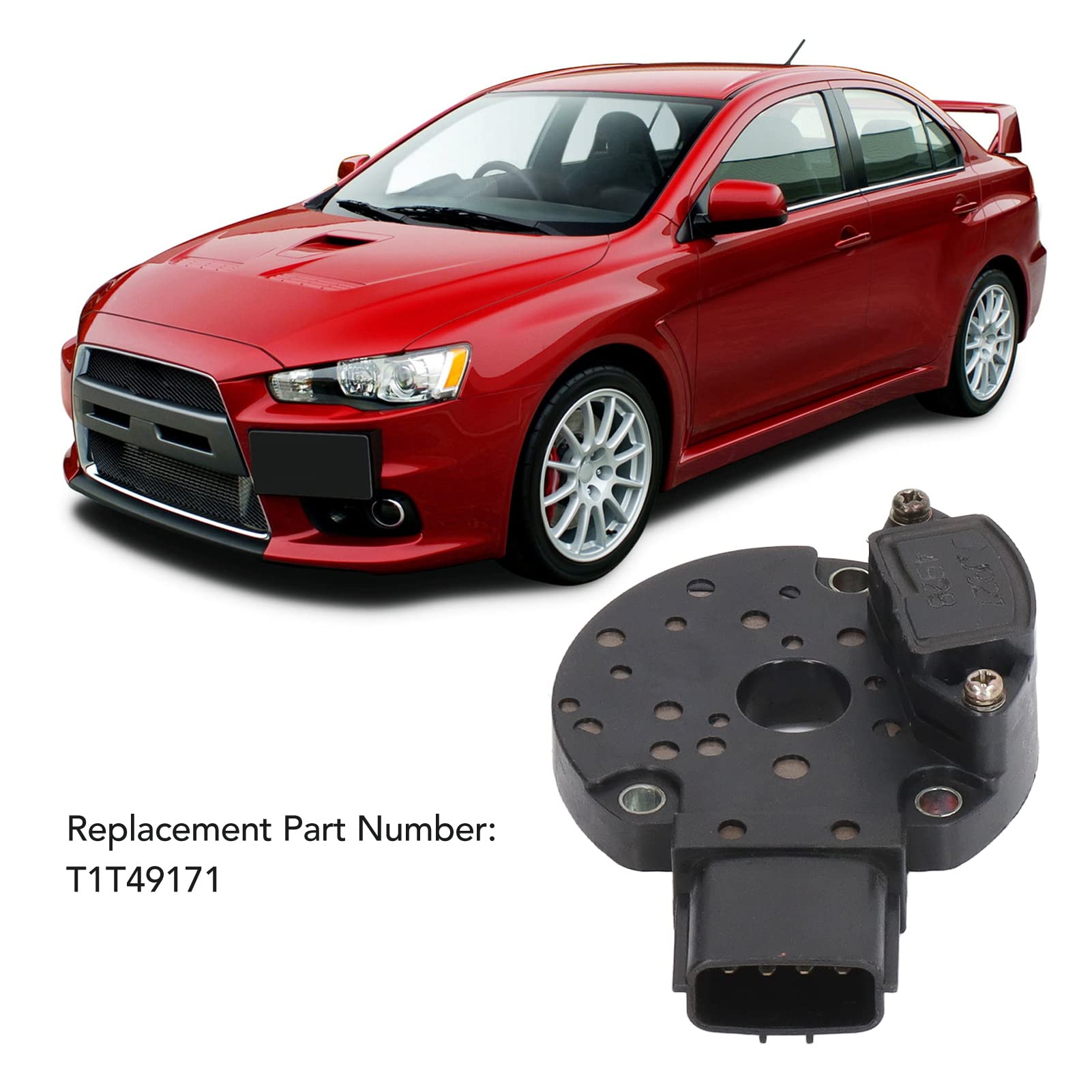 Qiilu Unité de Commande de Module D'allumage T1T49171 pour pour Pièces de Système D'allumage de Remplacement Automobile