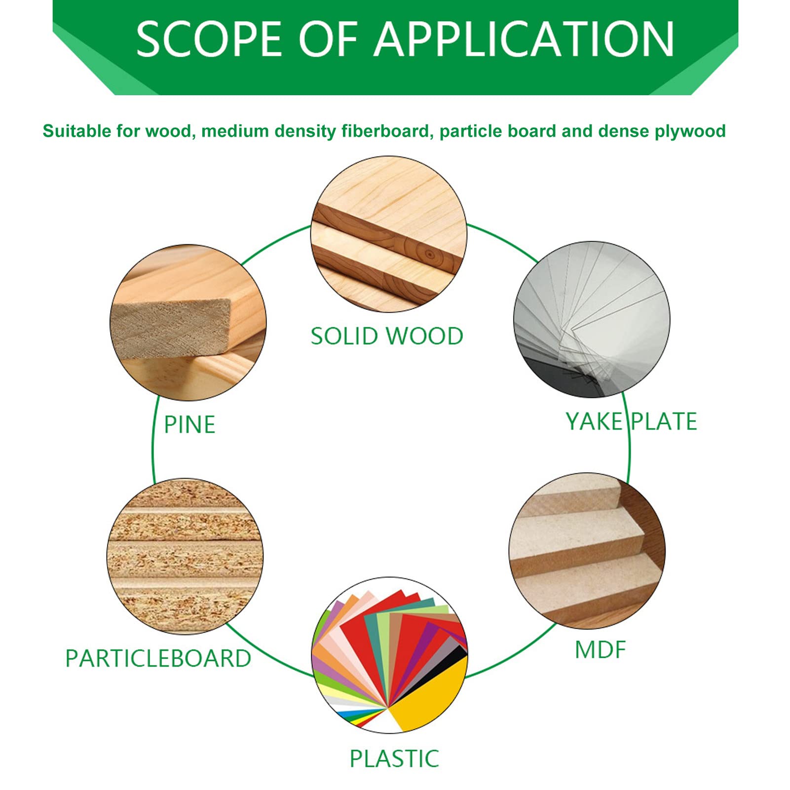 Set 3 Punte per Fresa a Spirale con Finitura a Filo, Fresa a Spirale in Carburo su e giù con Gambo da 1/4 di Pollice per la Lavorazione di Legno MDF, Compensato Legno Duro