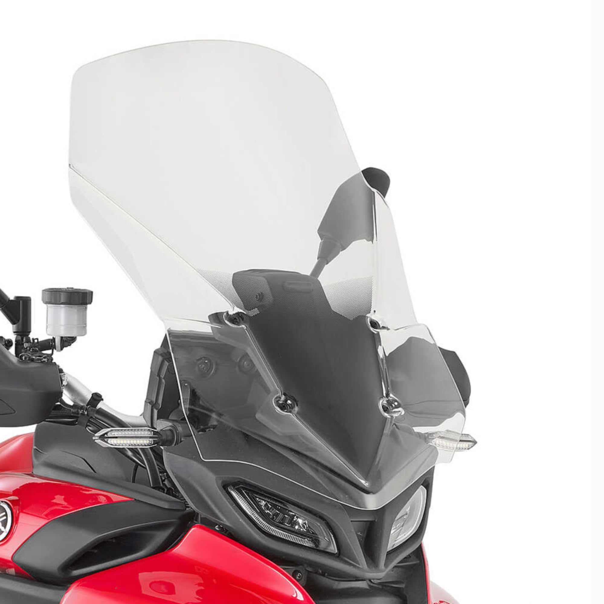 Cupolino Moto Parabrezza Plexiglass JD9 TOURING Trasparente COMPATIBILE CON MOTO YAMAHA TRACER 9 2020-2024