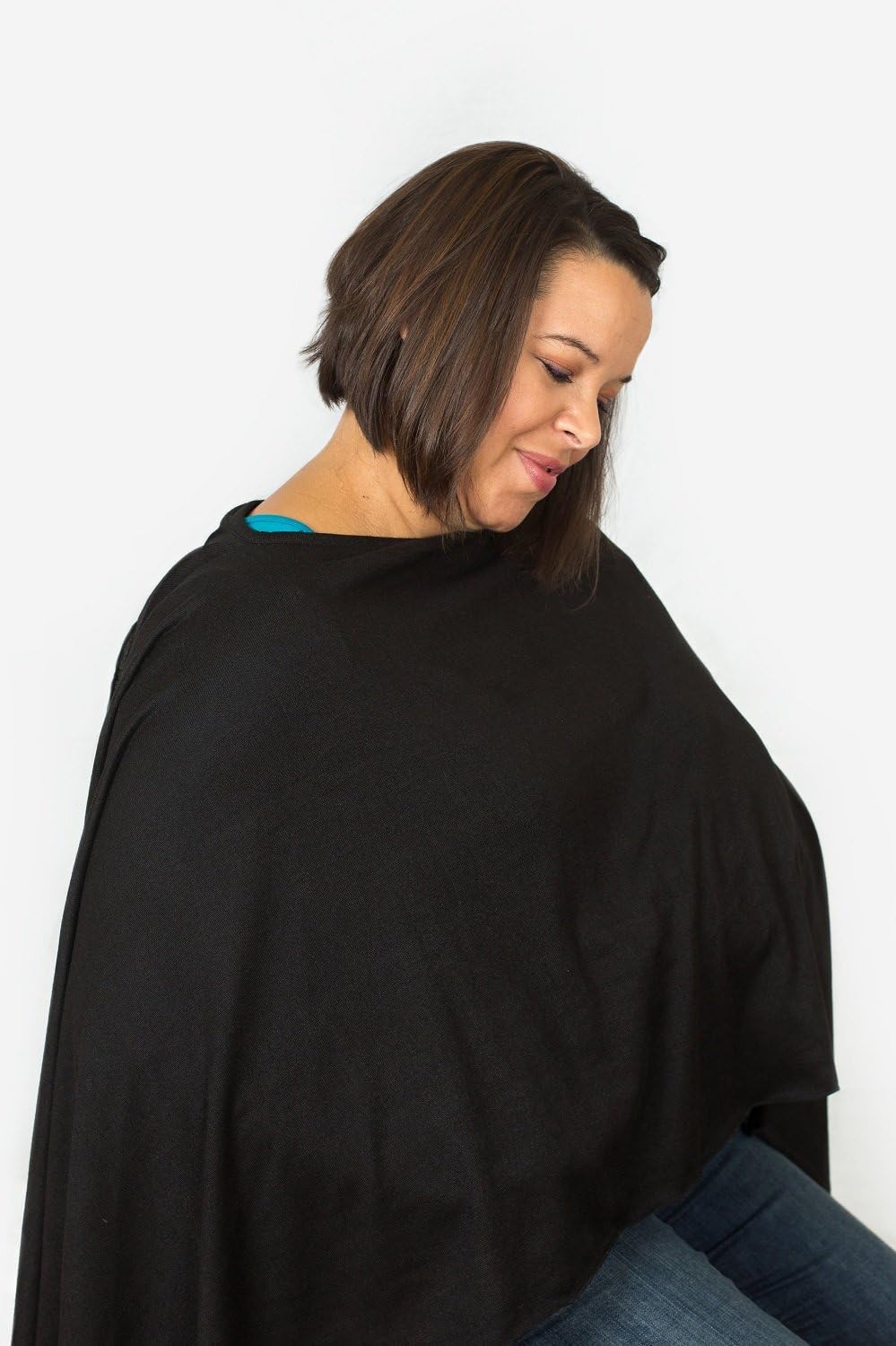 Bay's Nursing Scarf - Black - Incredible Quality, Super Soft