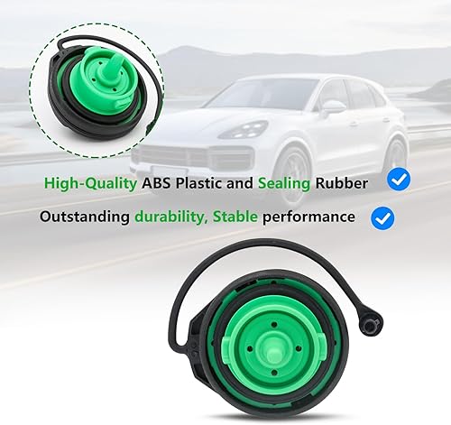 Miniatura 8 de Tapa de gasolina, tapa de combustible para Porsche Cayenne Base Sport & GTS y Turbo S y Platinum Edition, 2011 2012 2013 2014 2015 2016 2017 2018