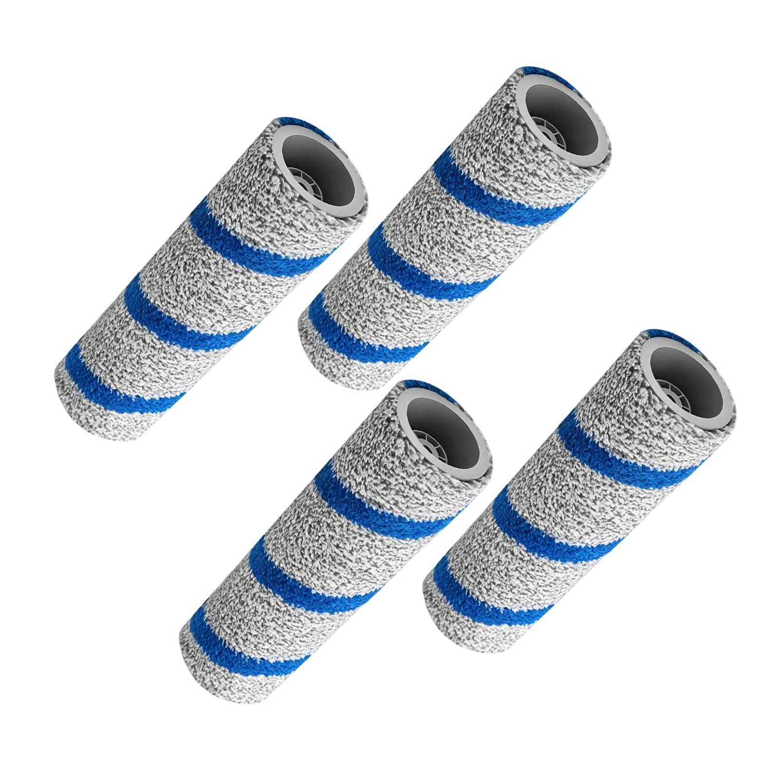 FROMCEO 4PCS Floor Cleansing Roller Mop Pads Washable Nylon Replacement Refills Cleansing Roller Cloth Suitable for X11 Home Use Washable Pad