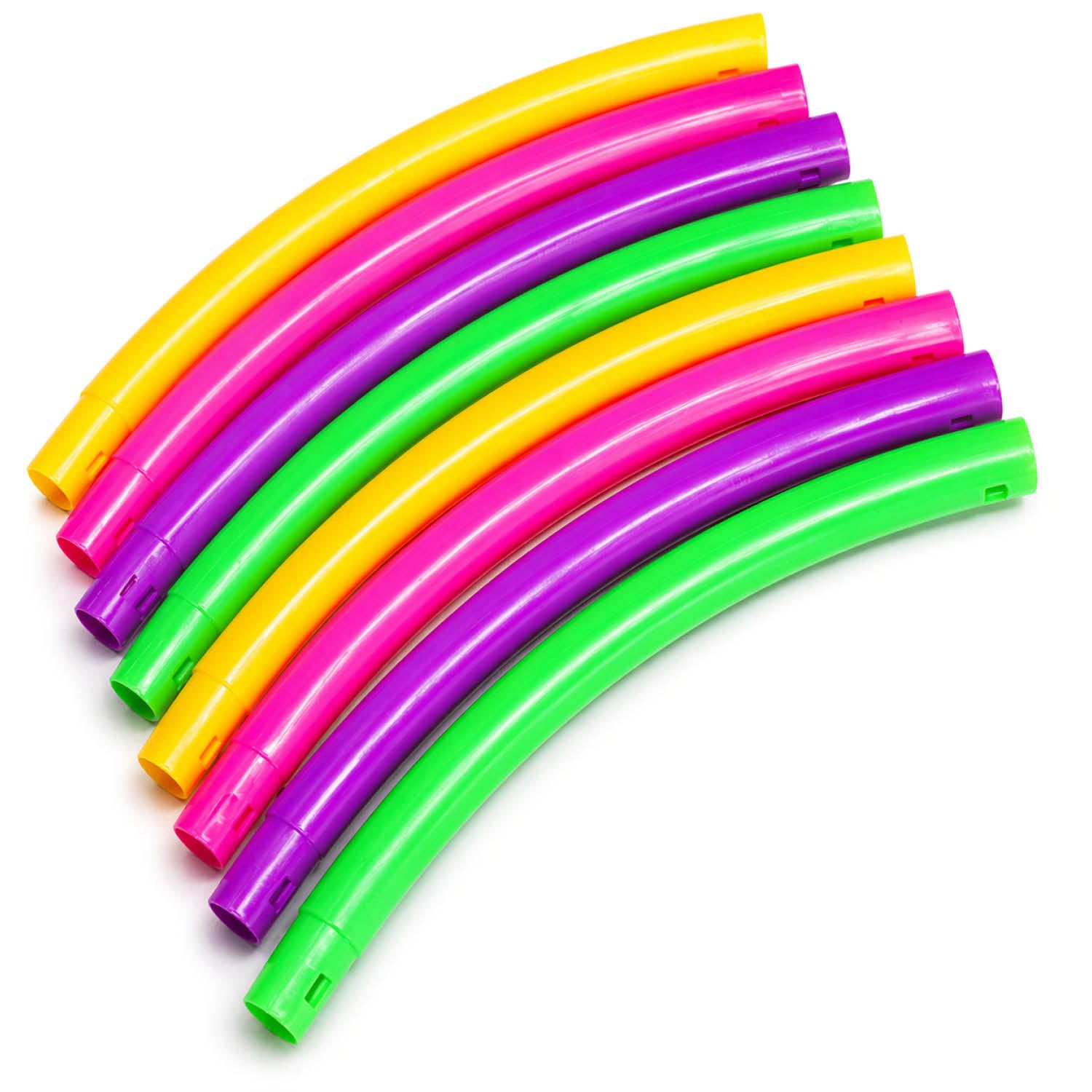 COM-FOUR® Pneumatici Hula-Hoop da assemblare - pneumatici Hullahub divisibili - pneumatici per fitness - HoolaHoop per bambini e adulti in diversi colori