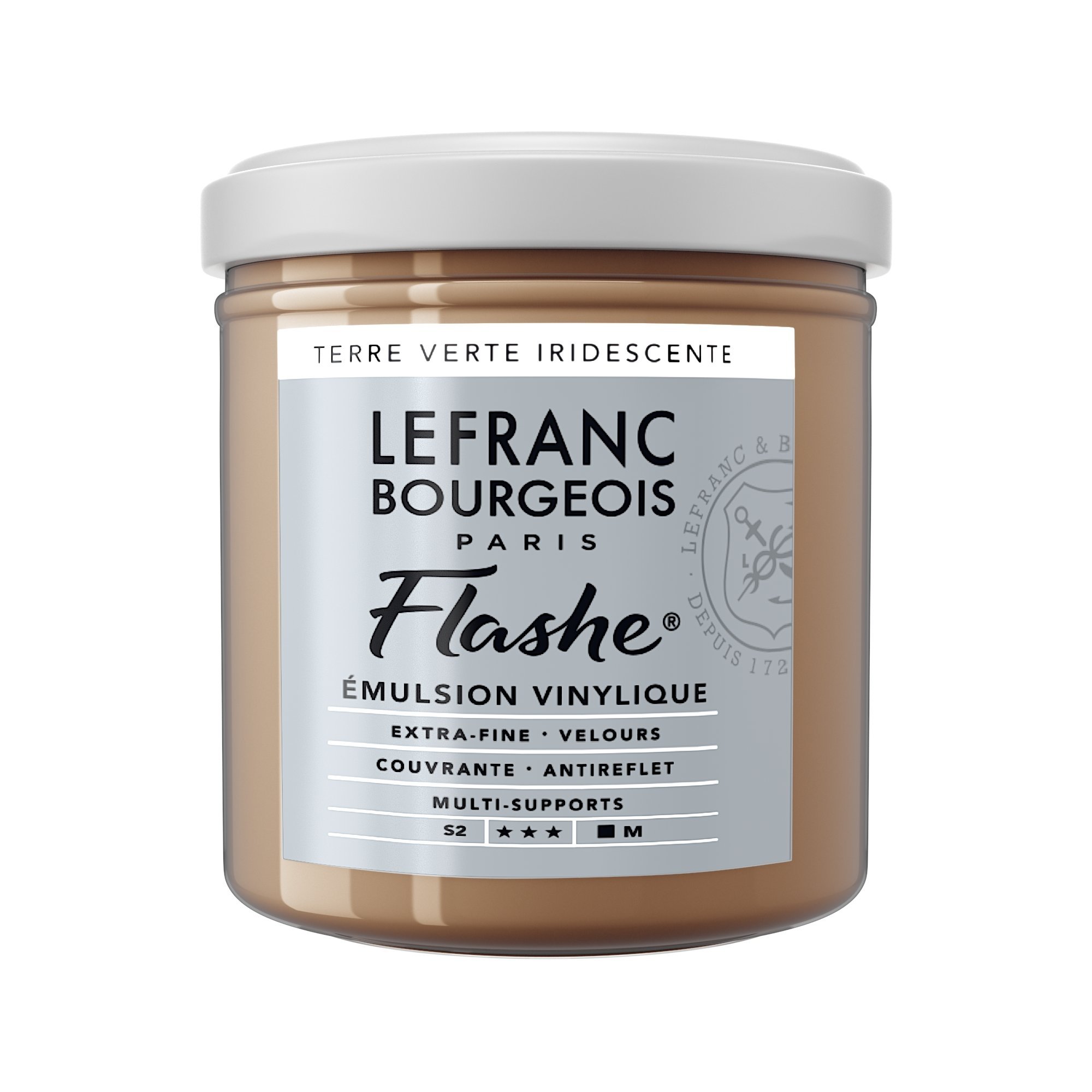 Lefranc & Bourgeois Flashe Vinyl Emulsion Paint 125ml Green Earth Iridescent ...