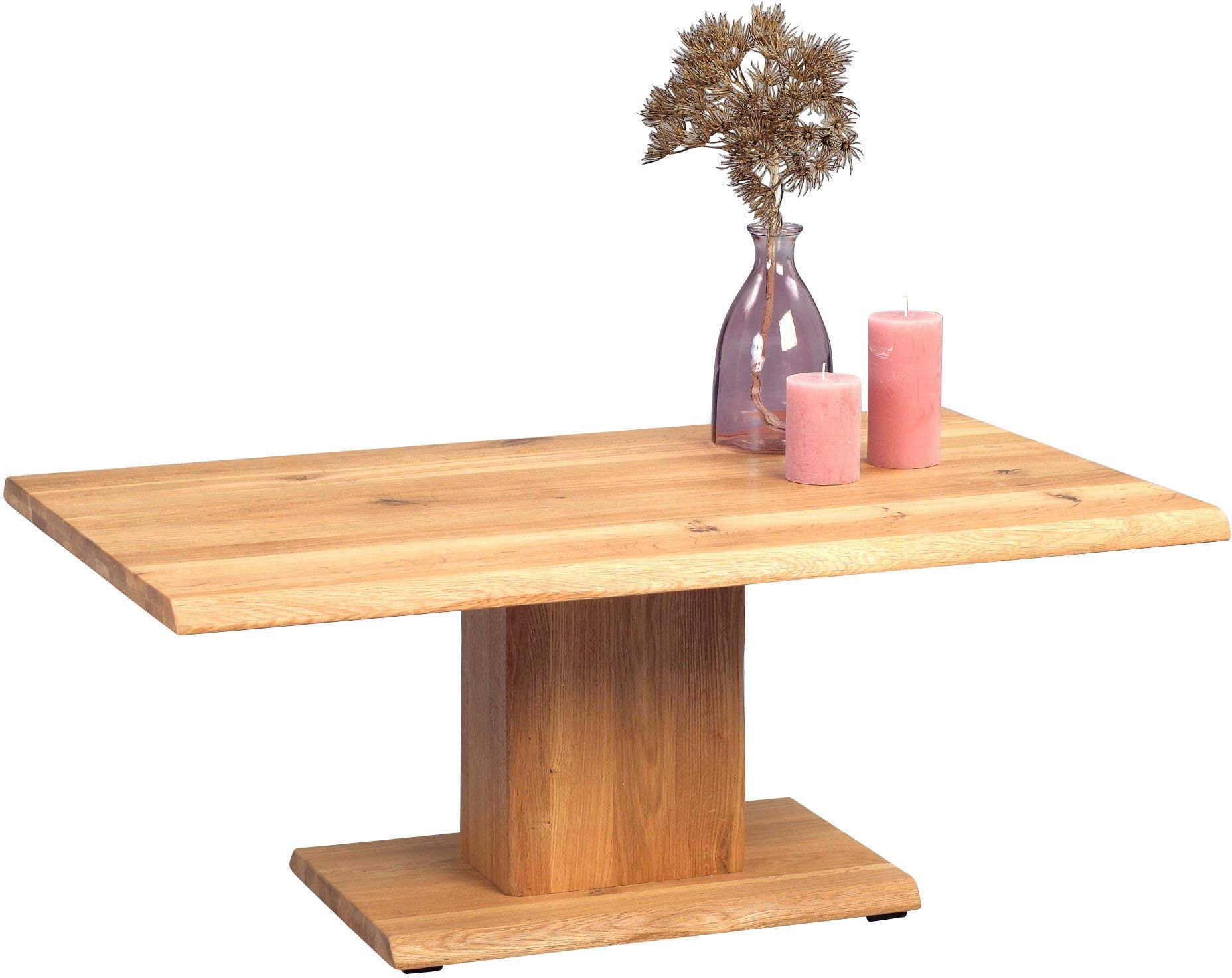 HomeTrends4You 256622 Wood Wild Oak Coffee Table, 105 x 65 x 41 cm