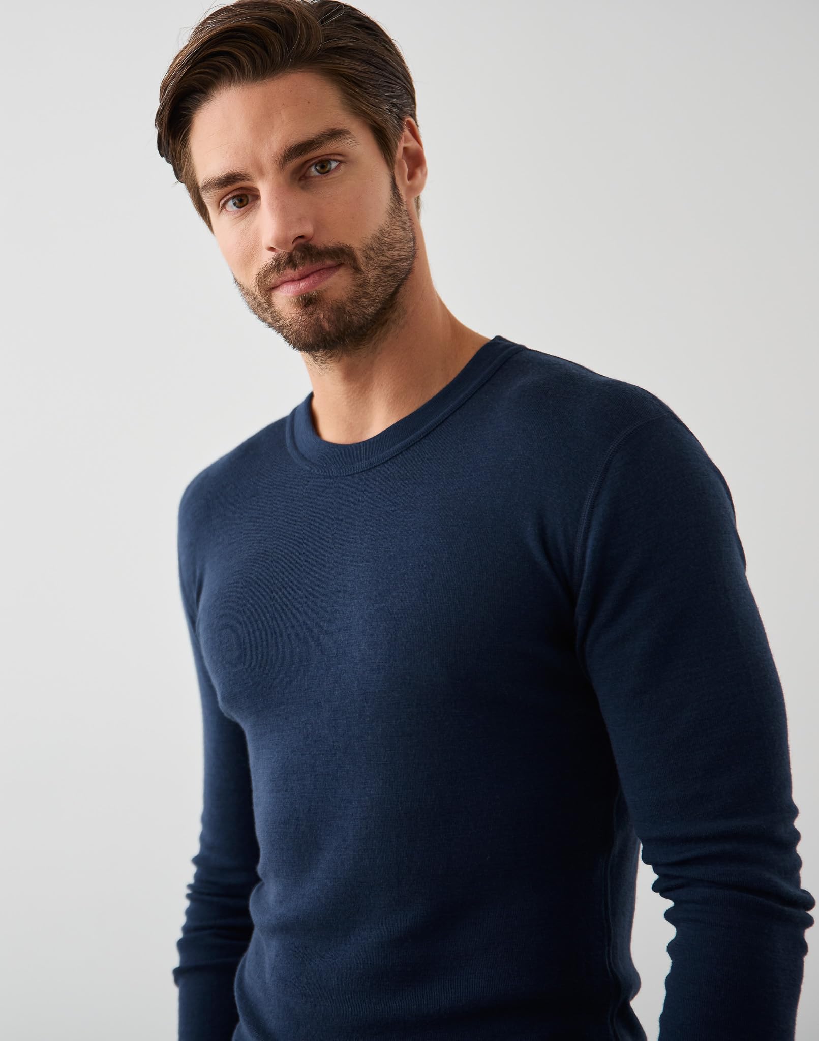 DILLING Herren Merinowolle Langarmshirt Base Layer 1x1 glatt temperaturregulierend atmungsaktiv geruchsresistent