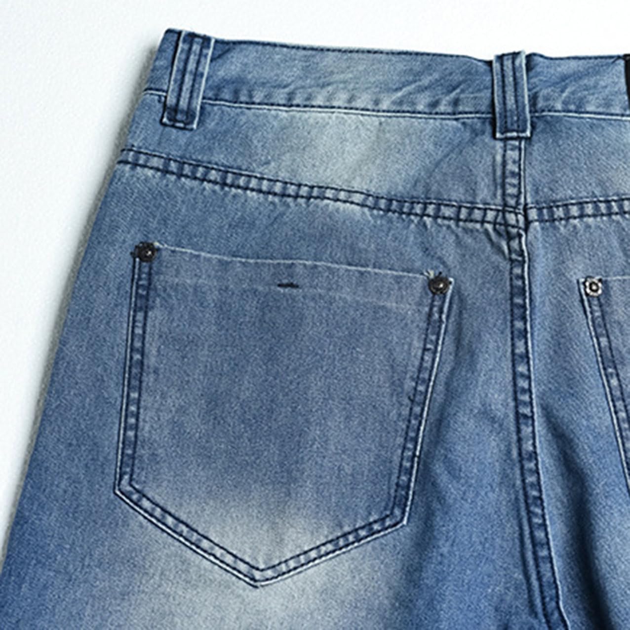 [lsjdln] デニムショートバンツ メンズ 大きいサイズ カーゴパンツ 夏 涼しい ボトムス デニムパンツ ジーパン ジーンズ