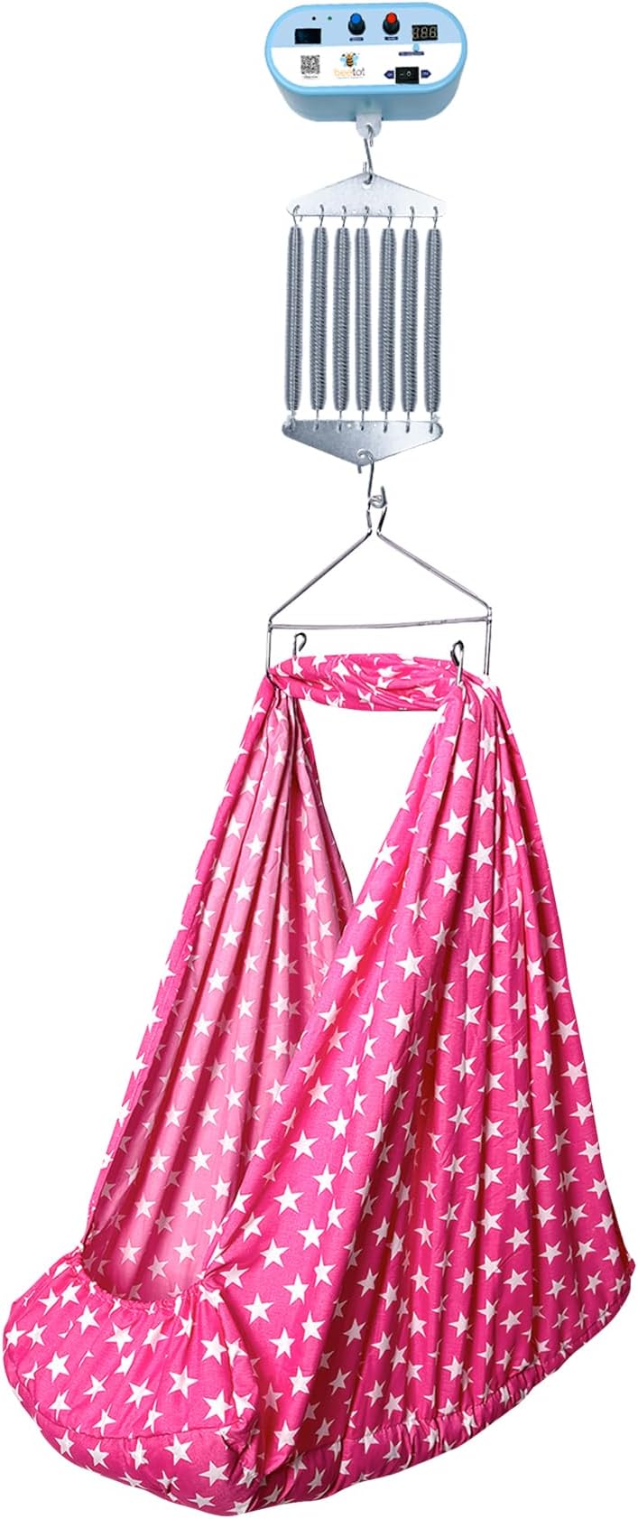 beetot Cradle for Born Baby with Dotted Pattern