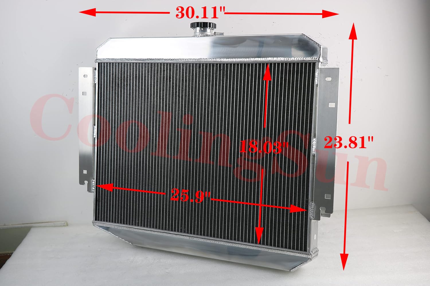 Amazon.com: 3 Row AA5052 Aluminum Radiator, Down Flow Direct