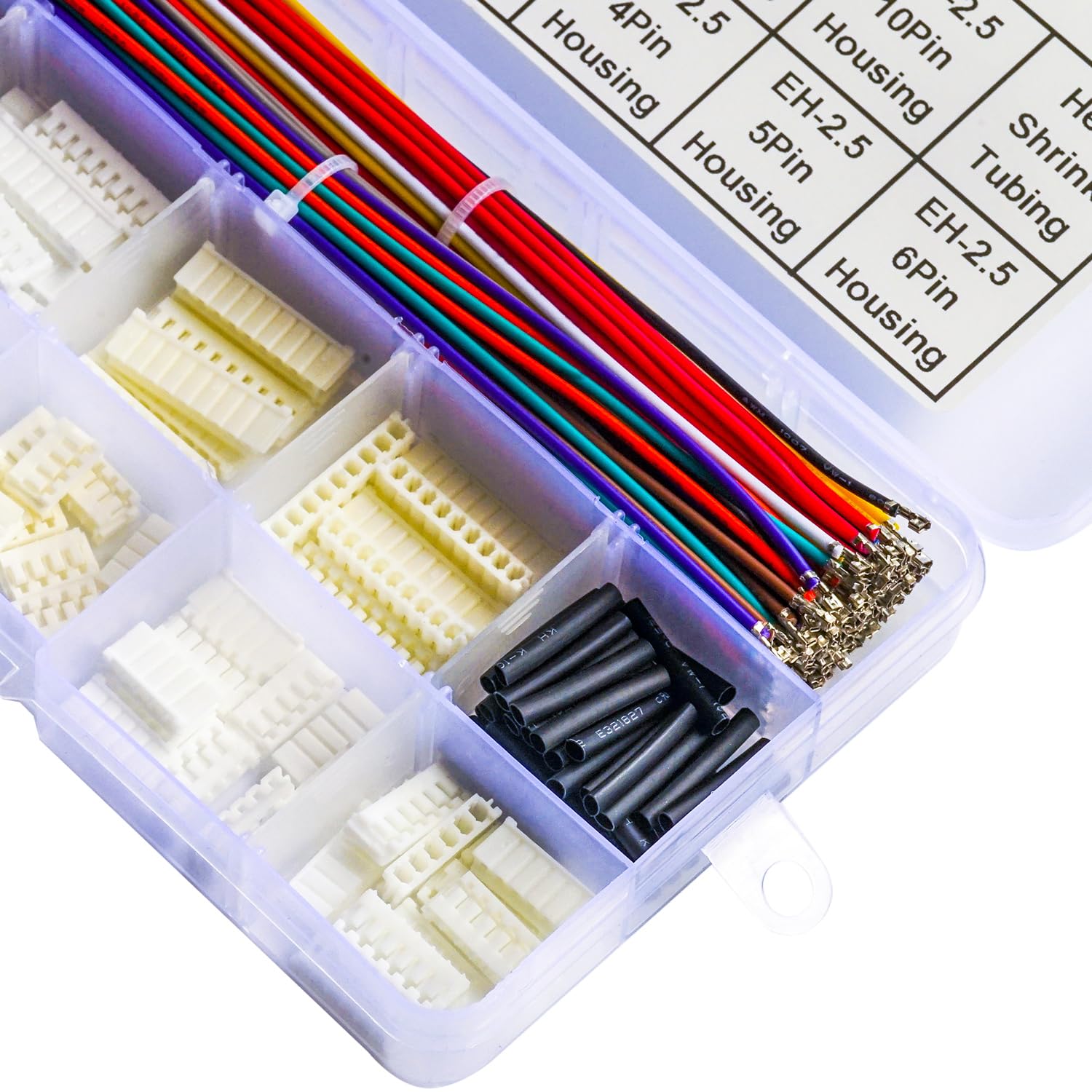 Amazon | Tcenofoxy JST Molex 2.54mm ケーブルコネクタ詰め合わせ