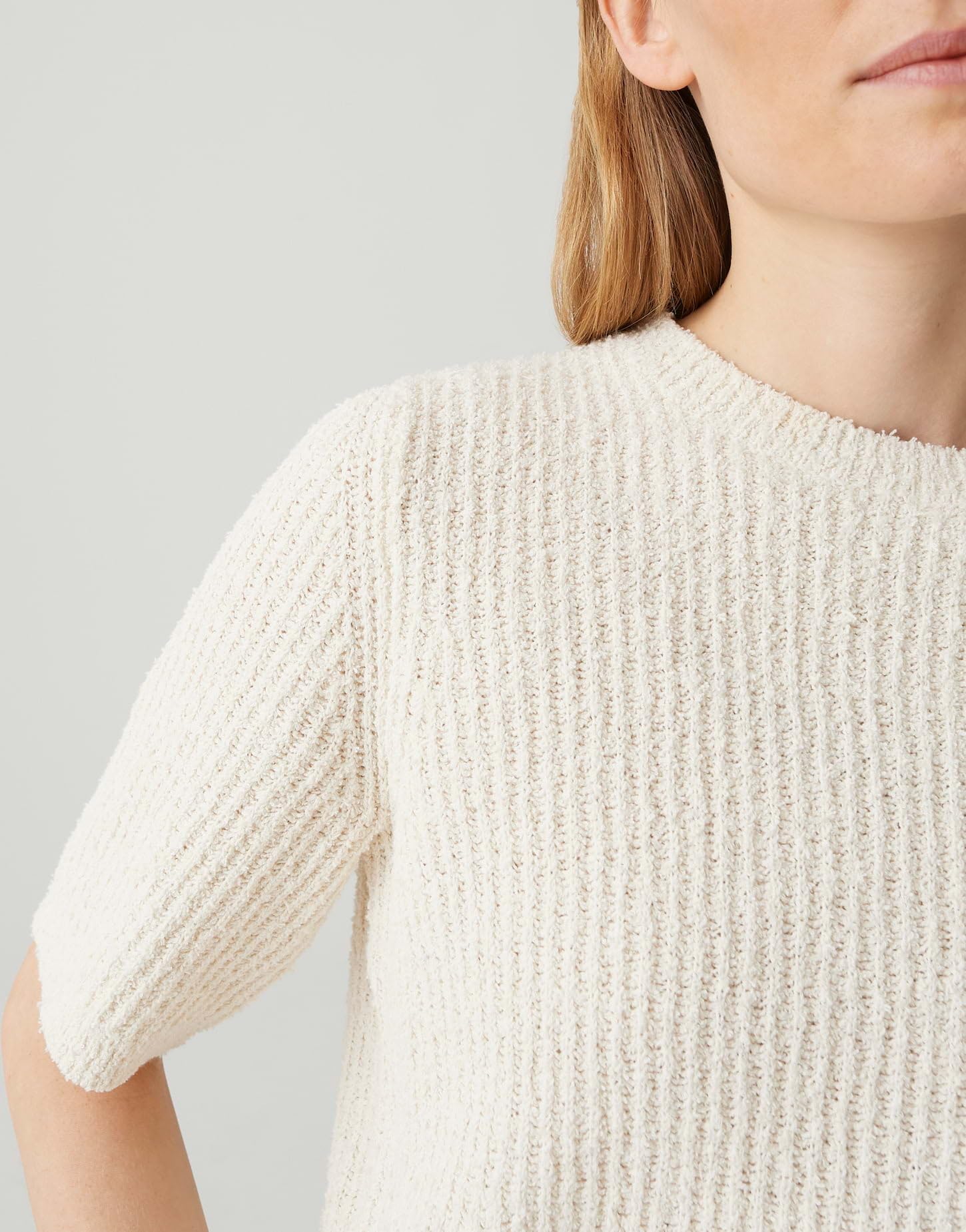 OPUS Damen Pullover | Strickpullover PORIMA Slim aus nachhaltiger Baumwolle