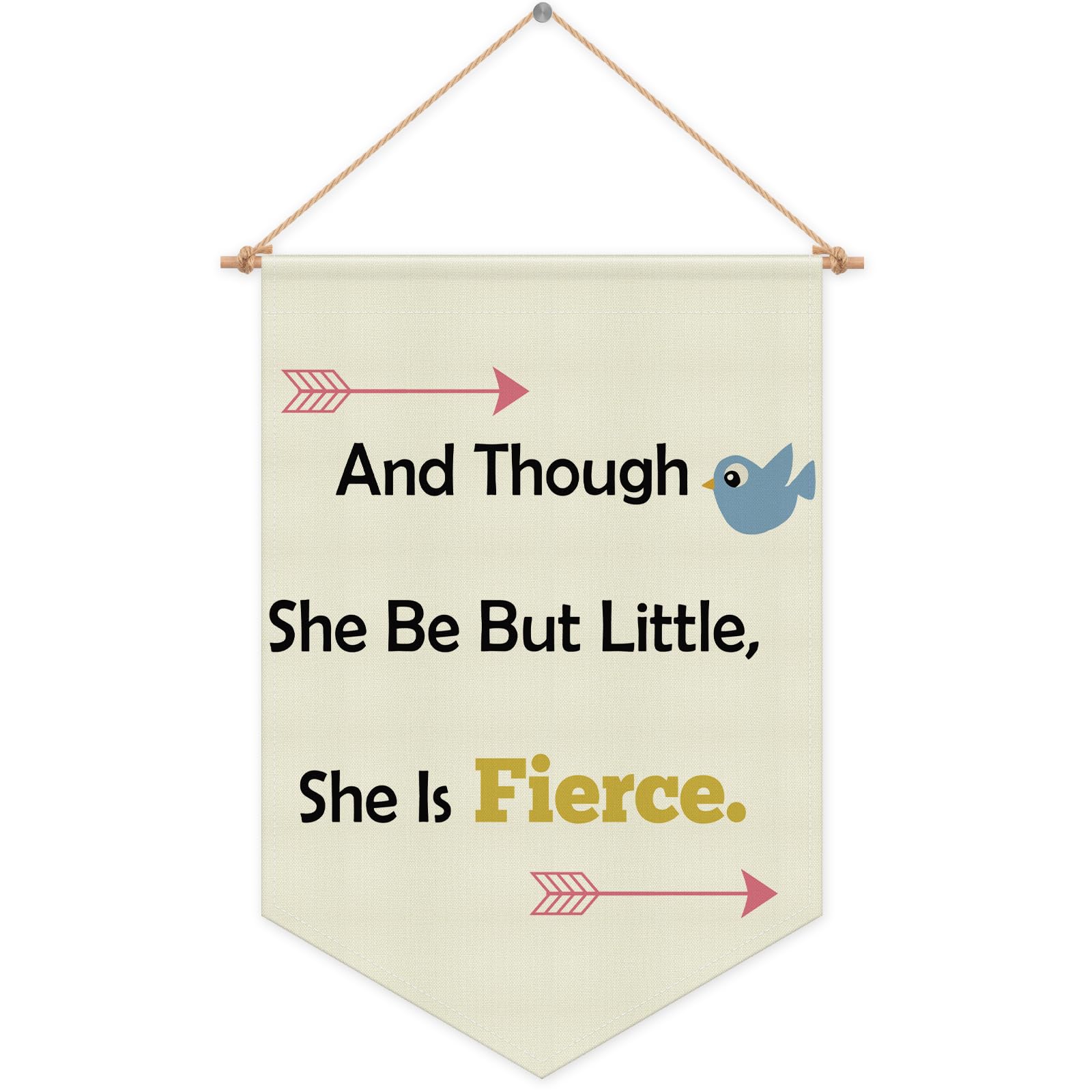 Girls Room Wall Banner Hanging Pennant Flag Girls Bedroom Wall Banner Inspirational Gifts for Women Inspirational Quotes Decor for Women Bedroom Nursery Playroom Game Room Christmas Birthday Gifts