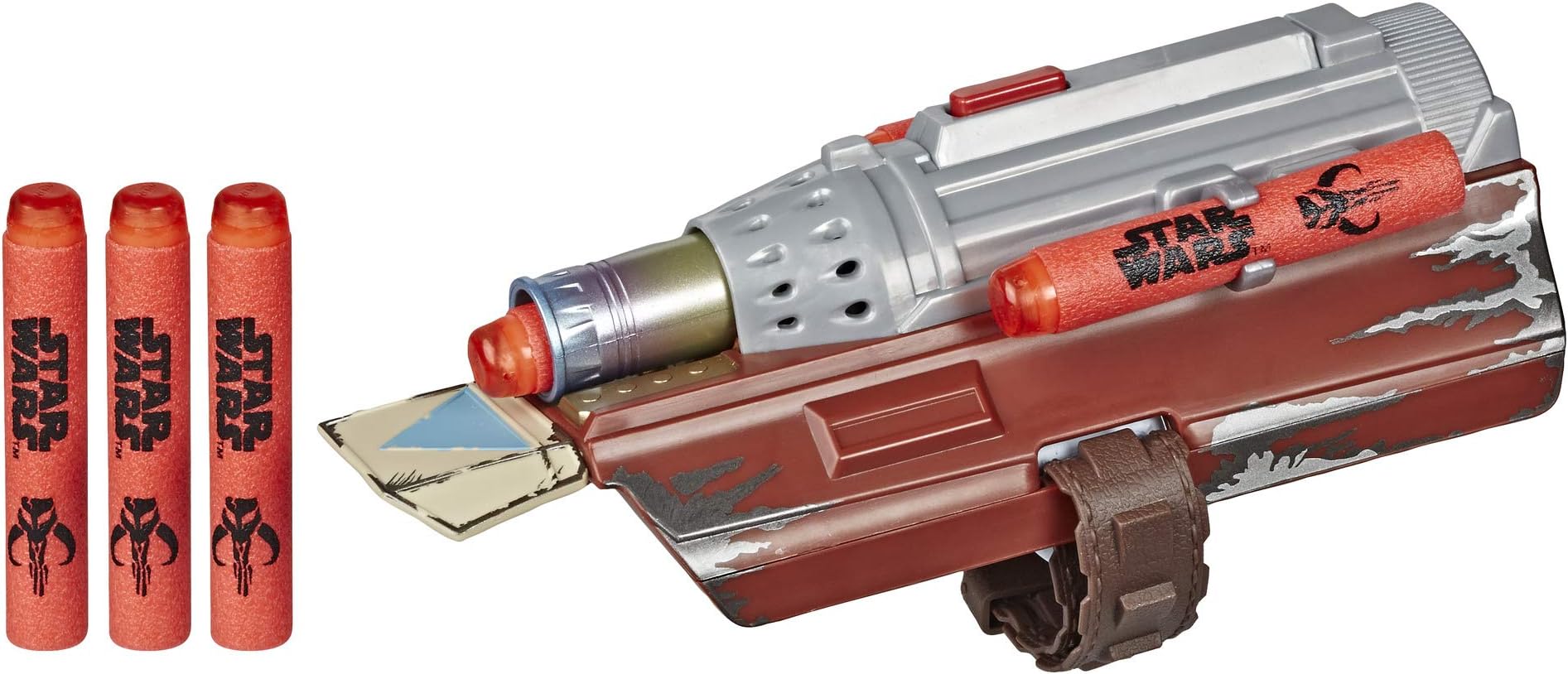 STAR WARS NERF The Mandalorian Rocket Gauntlet, NERF Dart-Launching Toy for Kids Roleplay, Toys for Kids Ages 5 and Up