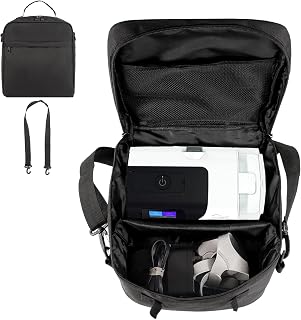 LAPLUIE Portable CPAP Travel Bag Compatible with Airsense 10, Airsense 11, ResMed Air Mini, Portable CPAP Supplies Nebulizer Travel Case (Bag Only)