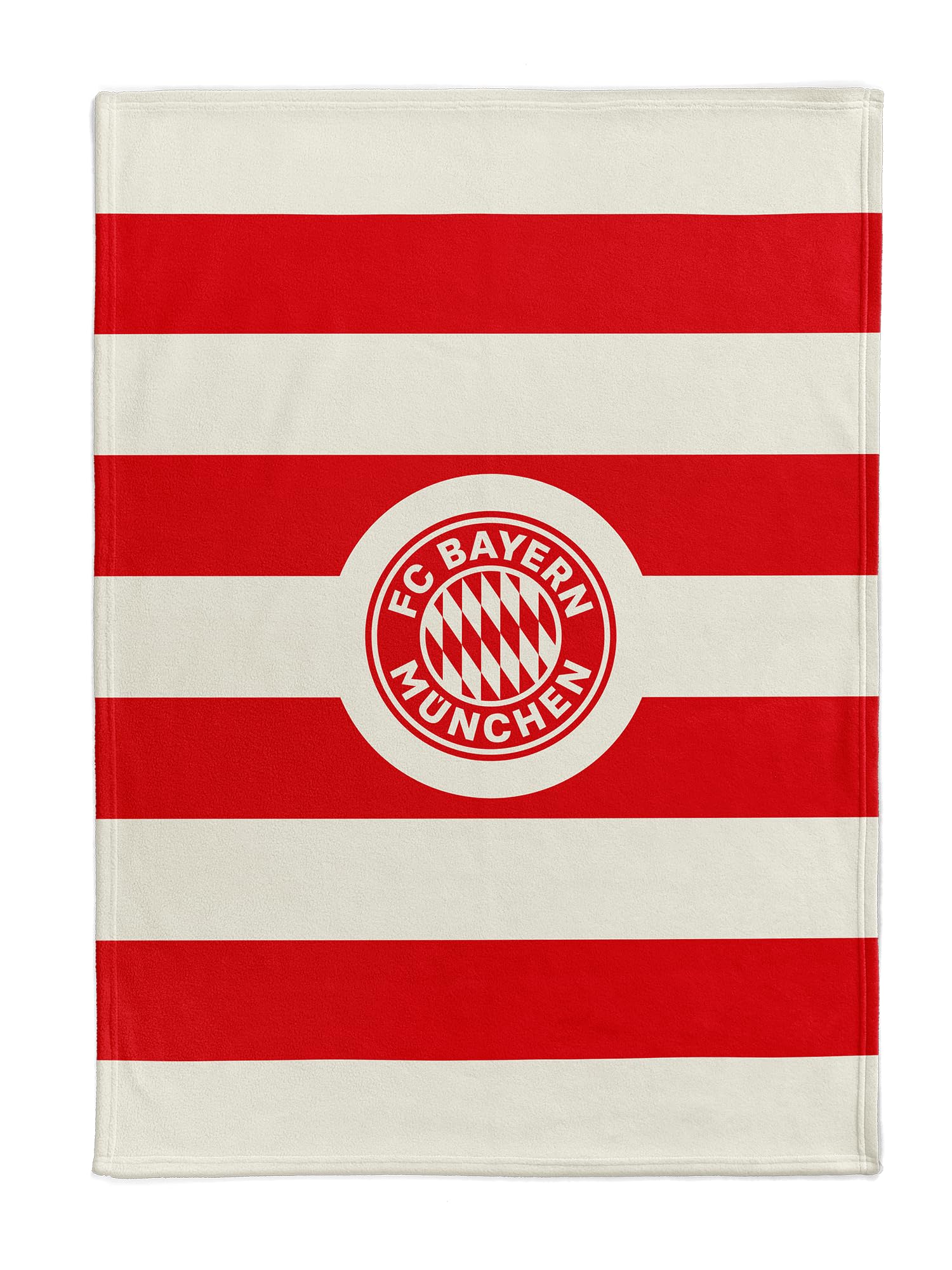 FC Bayern München I Kuschelfleecedecke I Sofadecke I Rot/Weiß