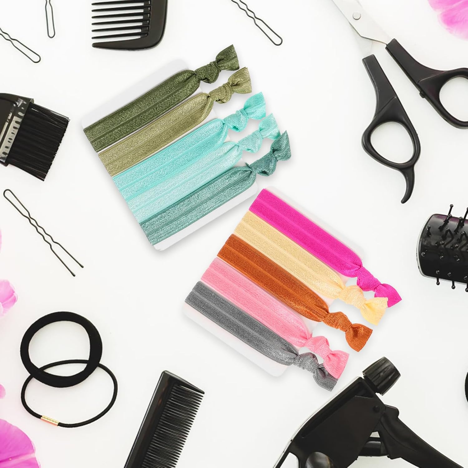 25pcs Elastic Hair Ties for Girls Mini Hair Bands Braids Accessories Holder