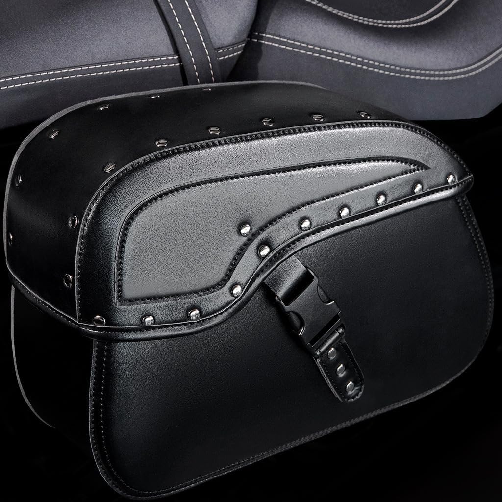 Sacoche Moto pour Kawasaki Versys650 Versys 650 Vulcan 650 S – Sacoche de Selle Arrière Imperméable, Sacoche Latérale/Valise Moto, Accessoires Moto, Facile à Installer,B