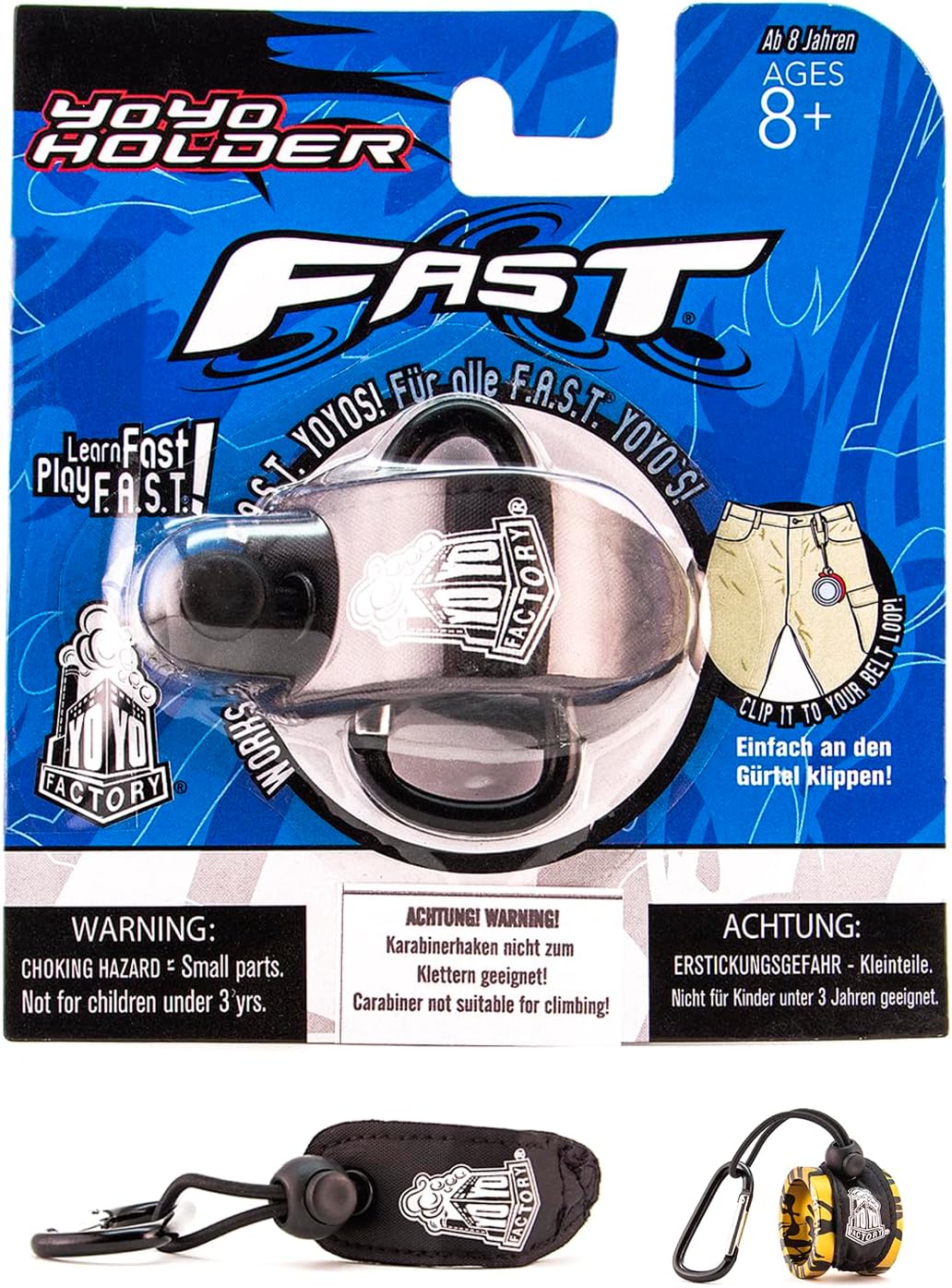 YoyoFactory Yo-Yo Holder (best way to carry your yoyo, fits all types of yoyos)