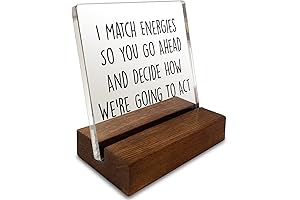 I Match Energies Desk Plate