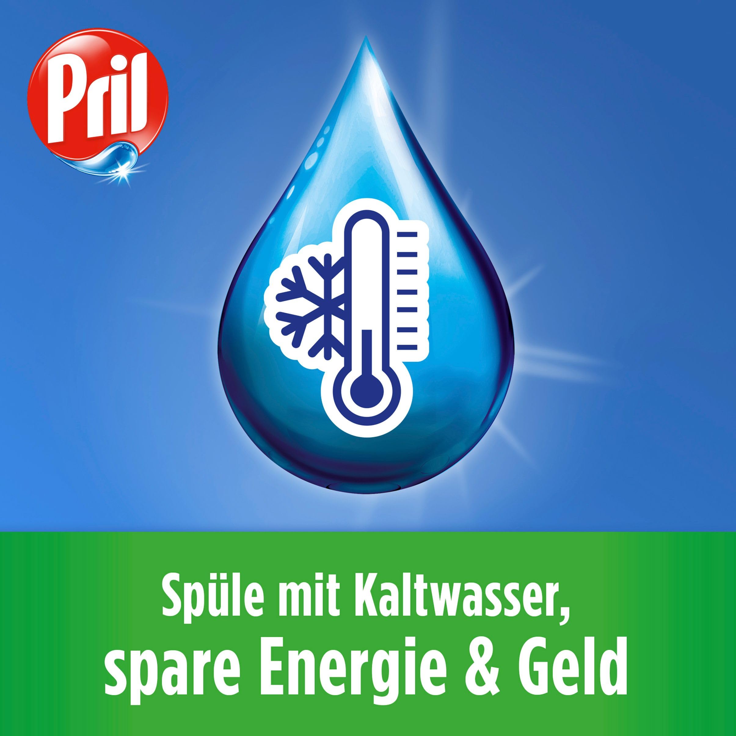 PRIL Kraft Gel Power & Perlen (14x 450 ml), Handgeschirrspülmittel mit hoher Fettlösekraft, für sauberes Geschirr mit brillantem Glanz und Frische-Boost