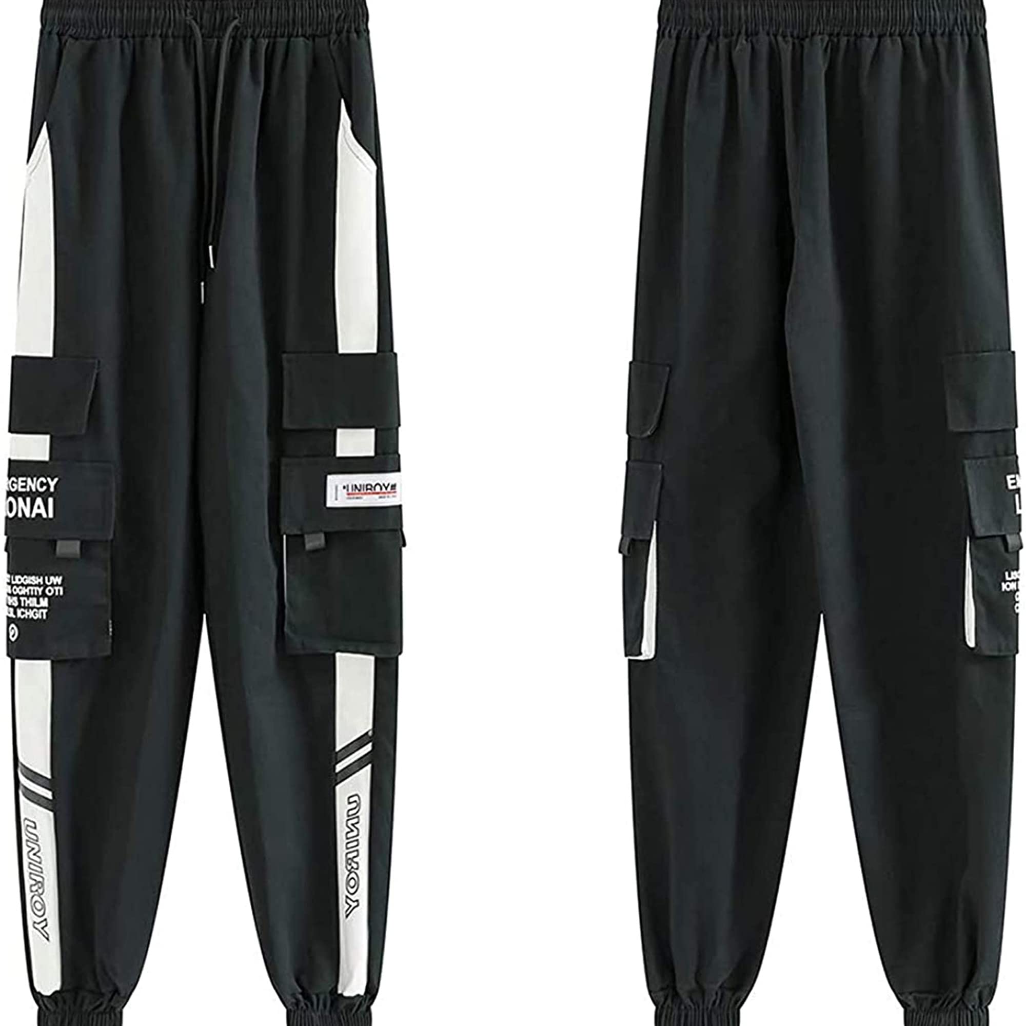XYXIONGMAO Streetwear Pantaloni Hip Hop Pantaloni Cargo Joggers per Uomo Coppia Pantaloni Sportivi Casual Attivi