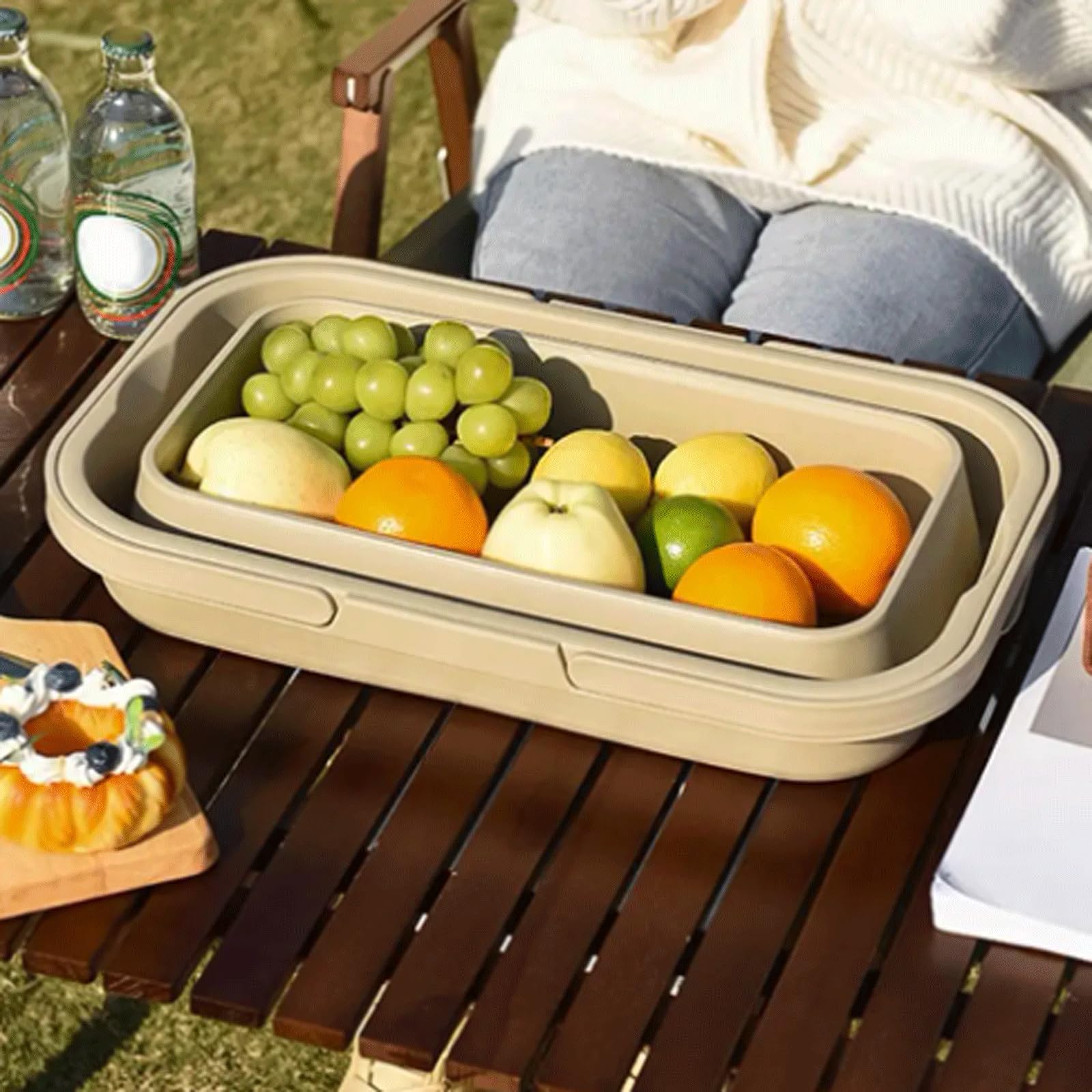 Amazon.com: Collapsible Picnic Basket Waterproof Rectangle Bucket